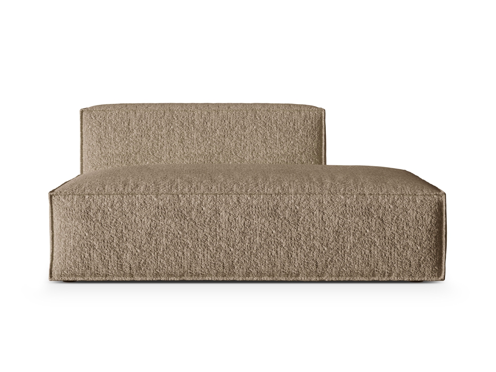 Boucle Right Modular Sofa, "Nuria", 3 Seats, 165x110x72