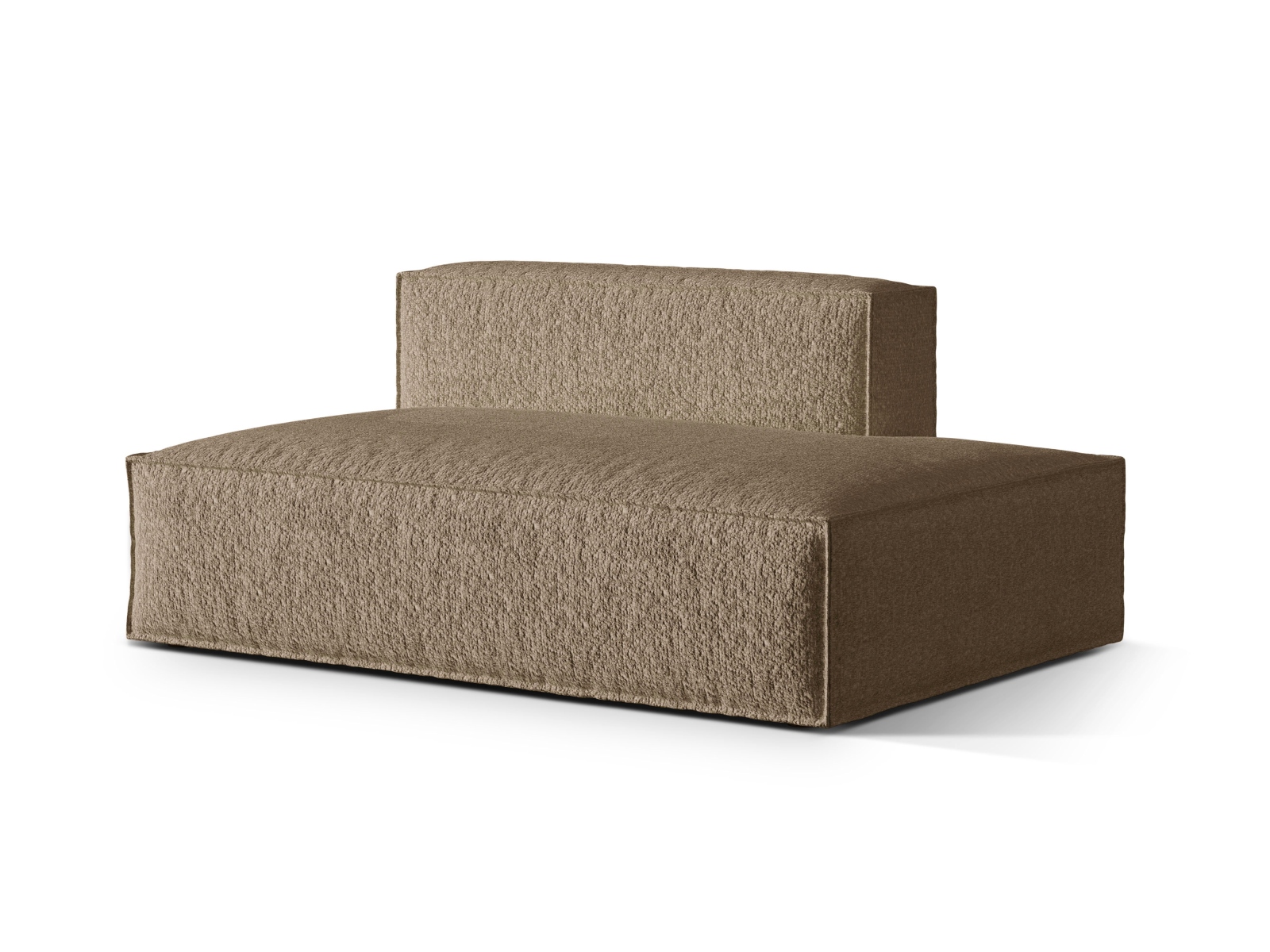Boucle Right Modular Sofa, "Nuria", 3 Seats, 165x110x72