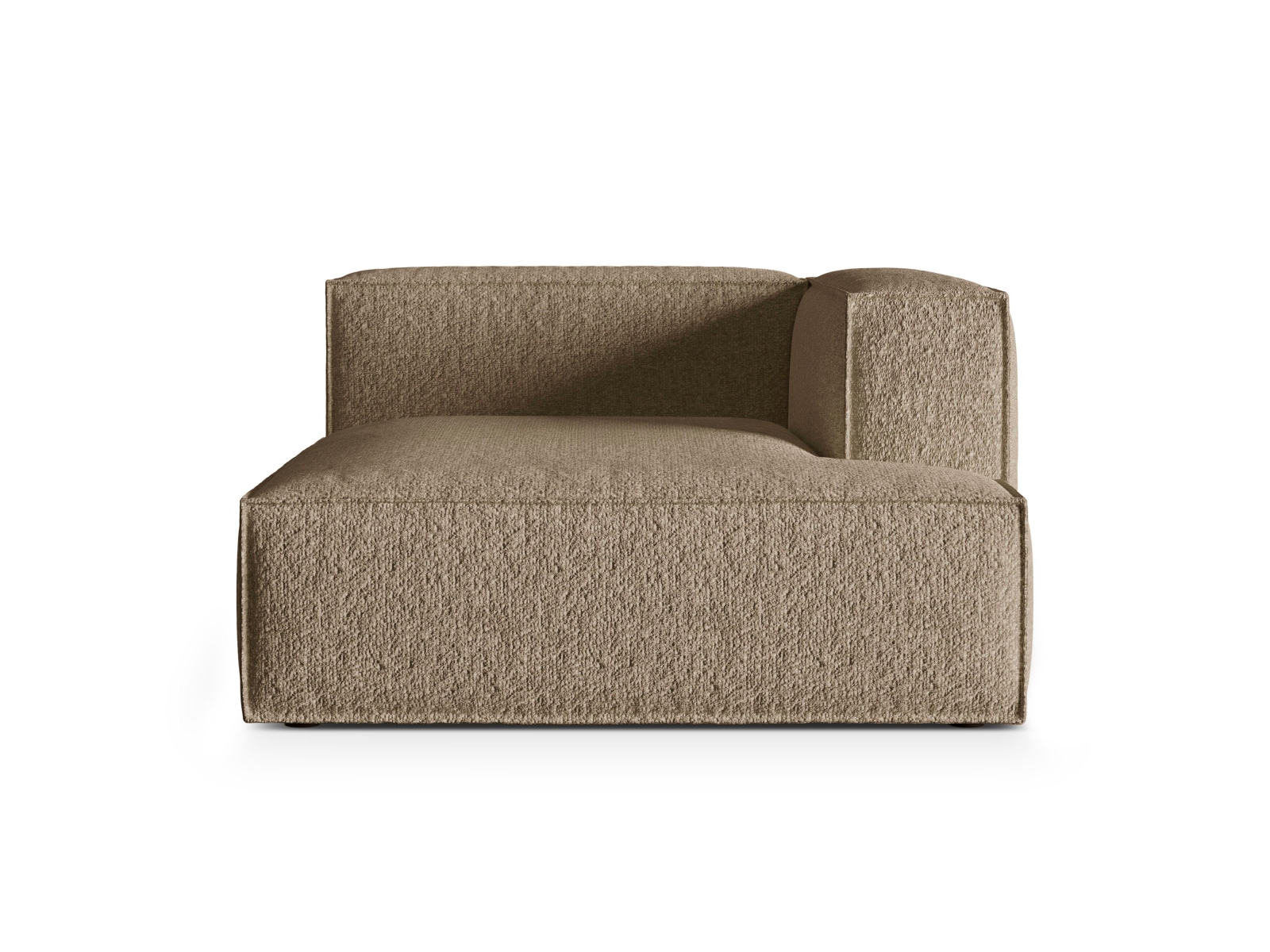 Boucle Chaise Longue Right, "Nuria", 1 Seat, 127x147x72