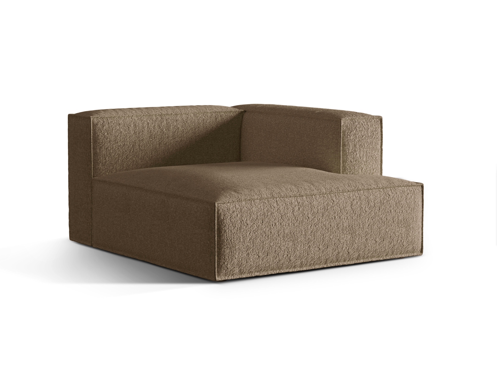 Boucle Chaise Longue Right, "Nuria", 1 Seat, 127x147x72