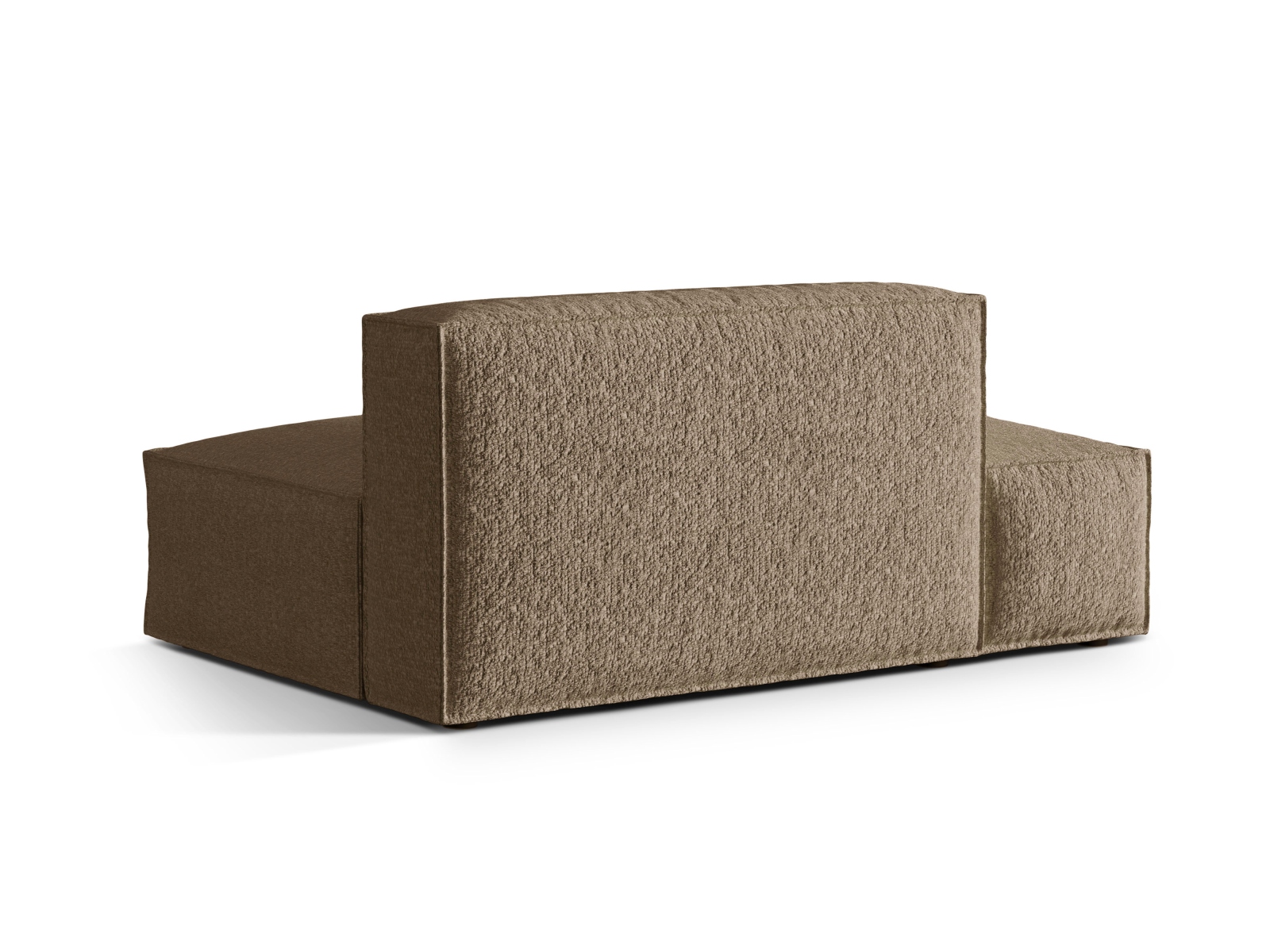 Boucle Left Modular Sofa, "Nuria", 3 Seats, 165x110x72