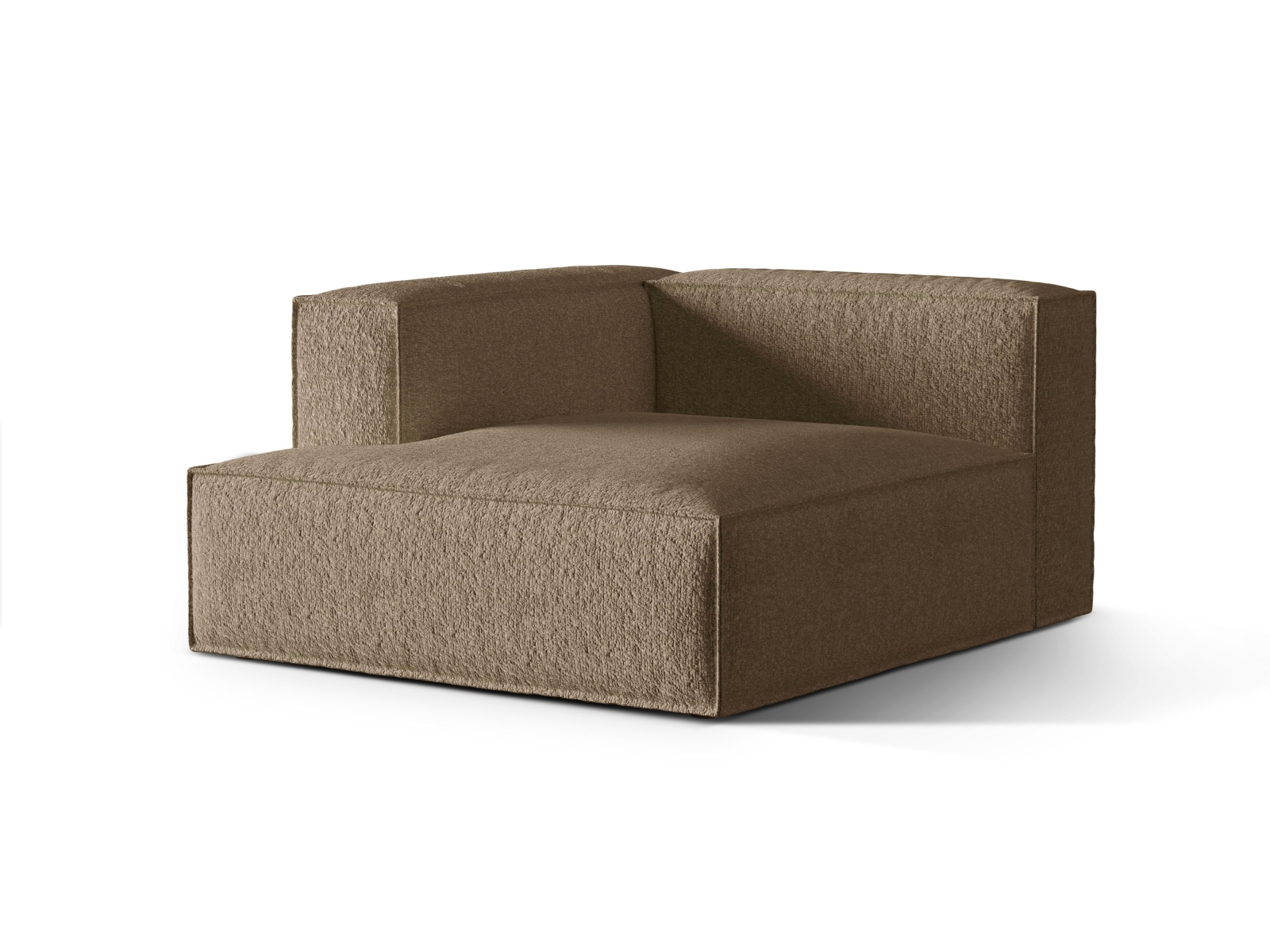 Boucle Chaise Longue Left, "Nuria", 1 Seat, 127x147x72