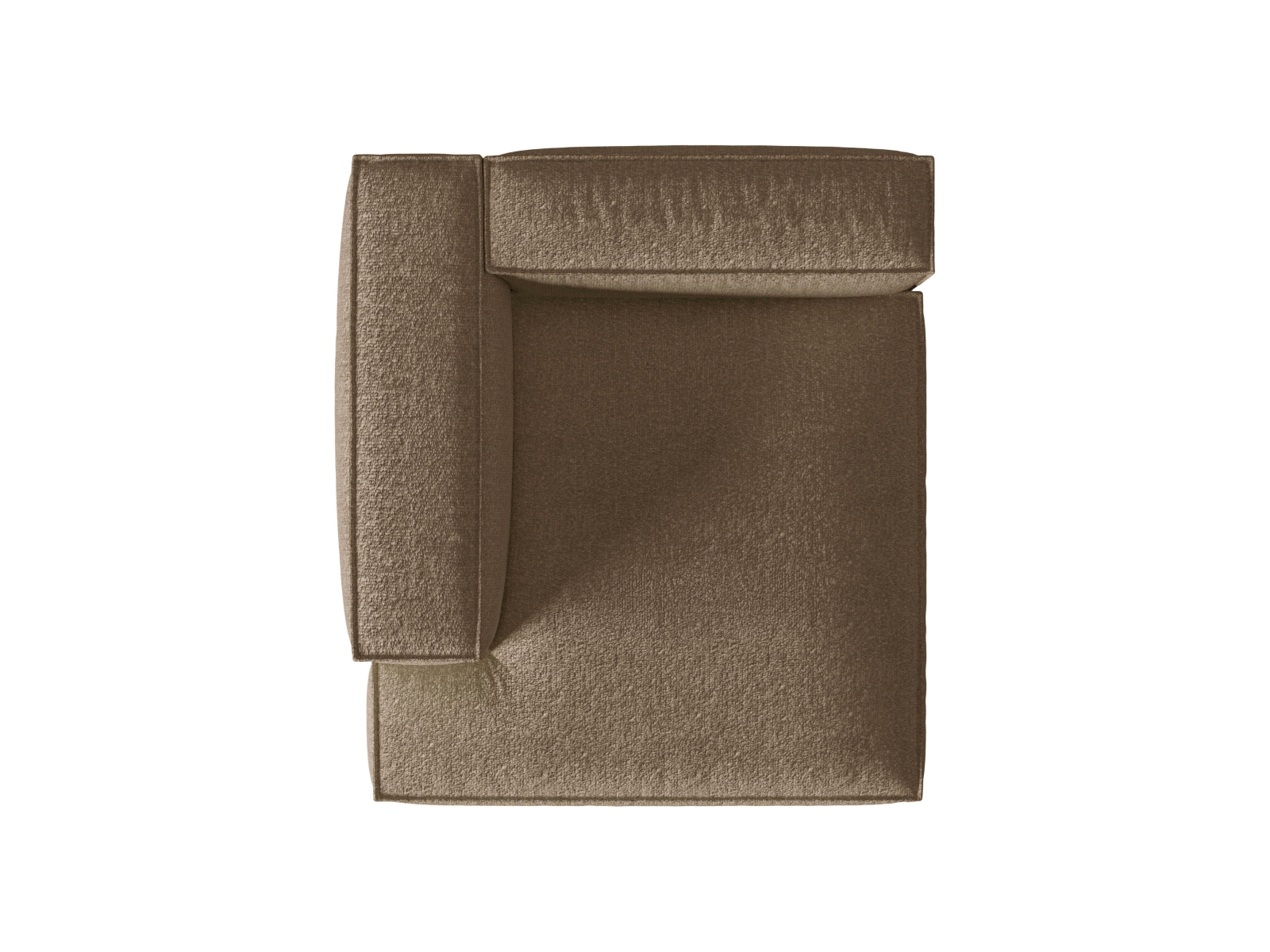 Boucle Chaise Longue Left, "Nuria", 1 Seat, 127x147x72