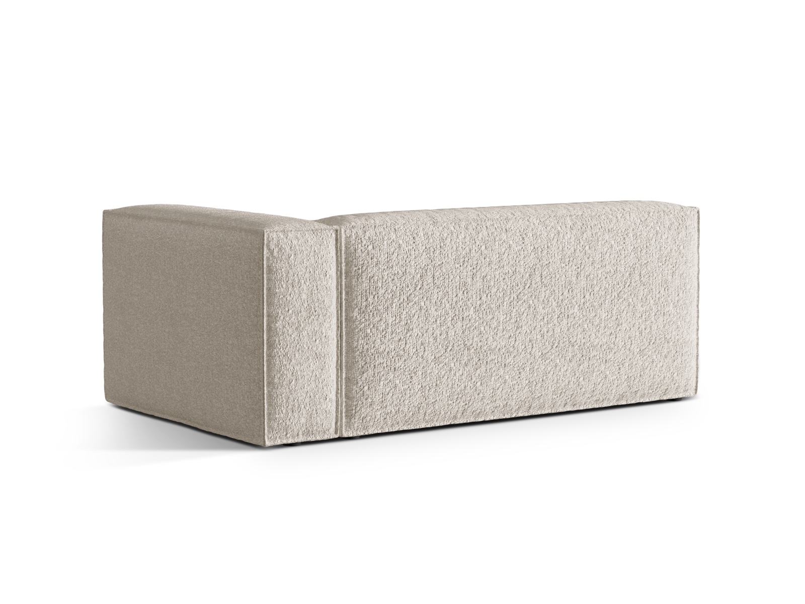 Boucle Right Modular Sofa, "Nuria", 3 Seats, 185x110x72