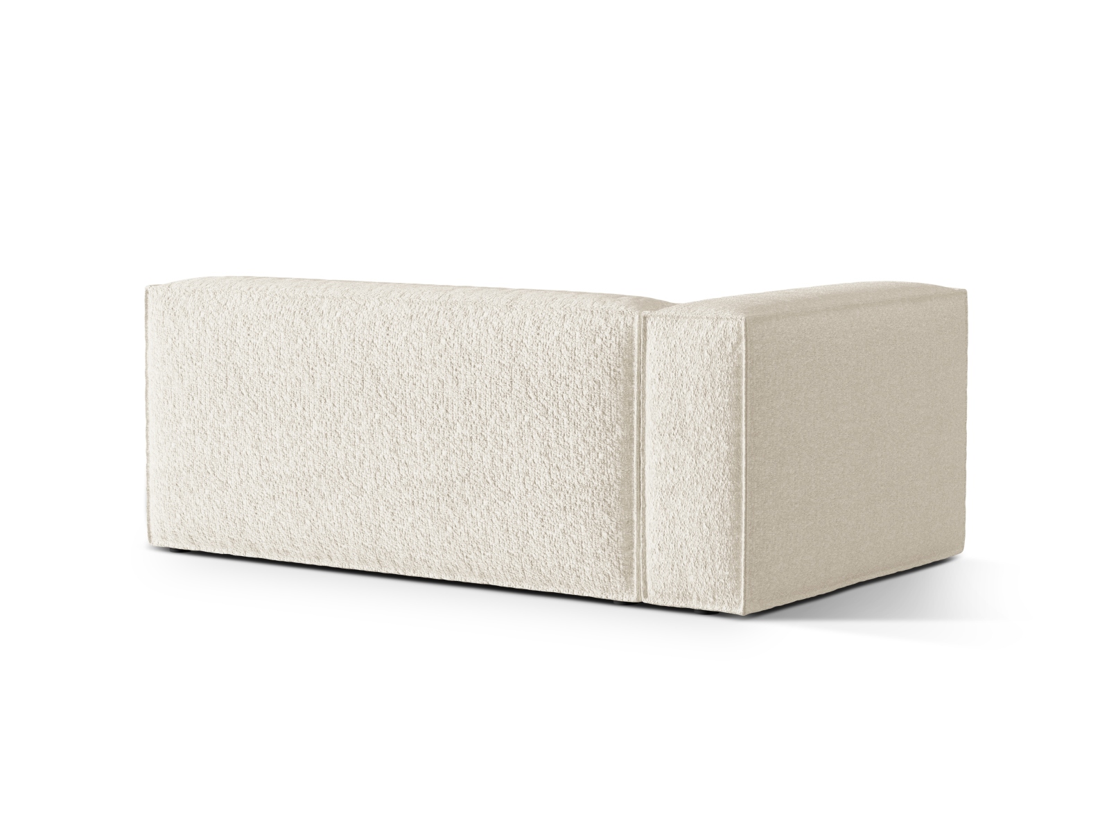 Boucle Left Modular Sofa, "Nuria", 3 Seats, 185x110x72