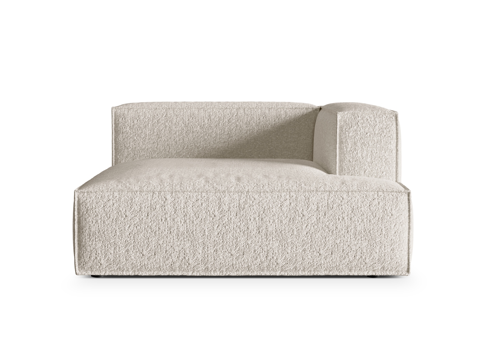 Boucle Chaise Longue Right, "Nuria", 1 Seat, 147x147x72