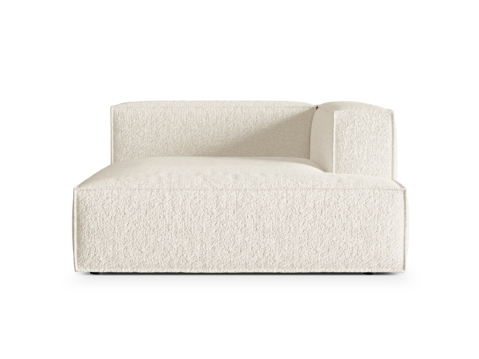 Boucle Chaise Longue Right, "Nuria", 1 Seat, 147x147x72