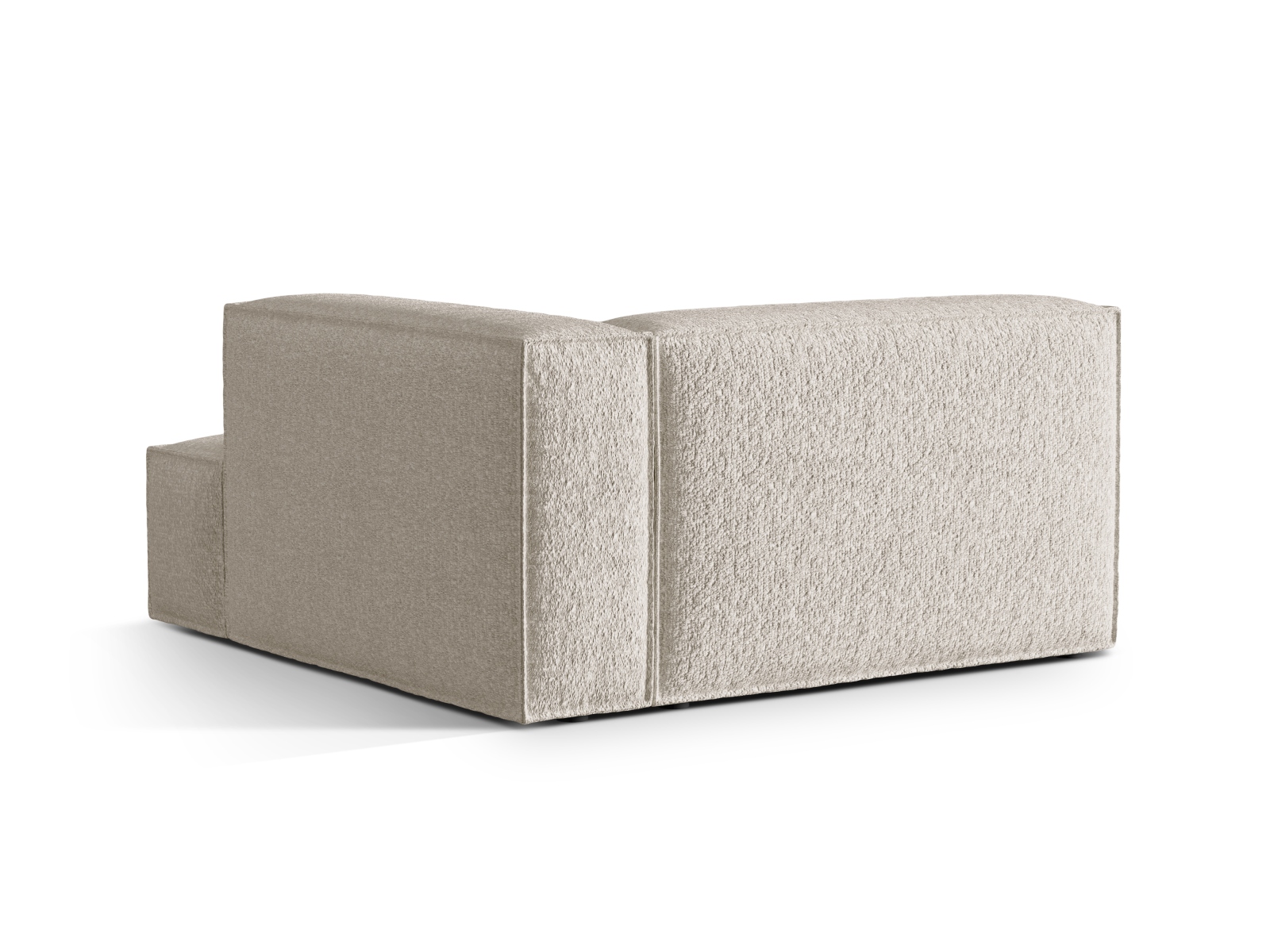 Boucle Chaise Longue Right, "Nuria", 1 Seat, 147x147x72