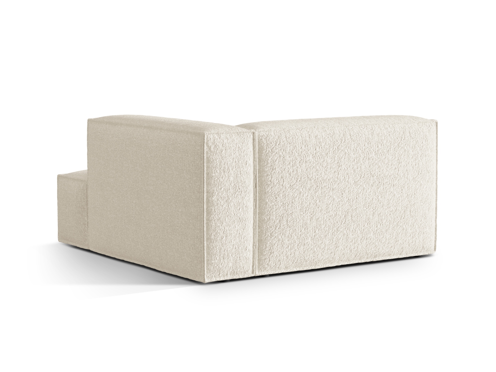 Boucle Chaise Longue Right, "Nuria", 1 Seat, 147x147x72