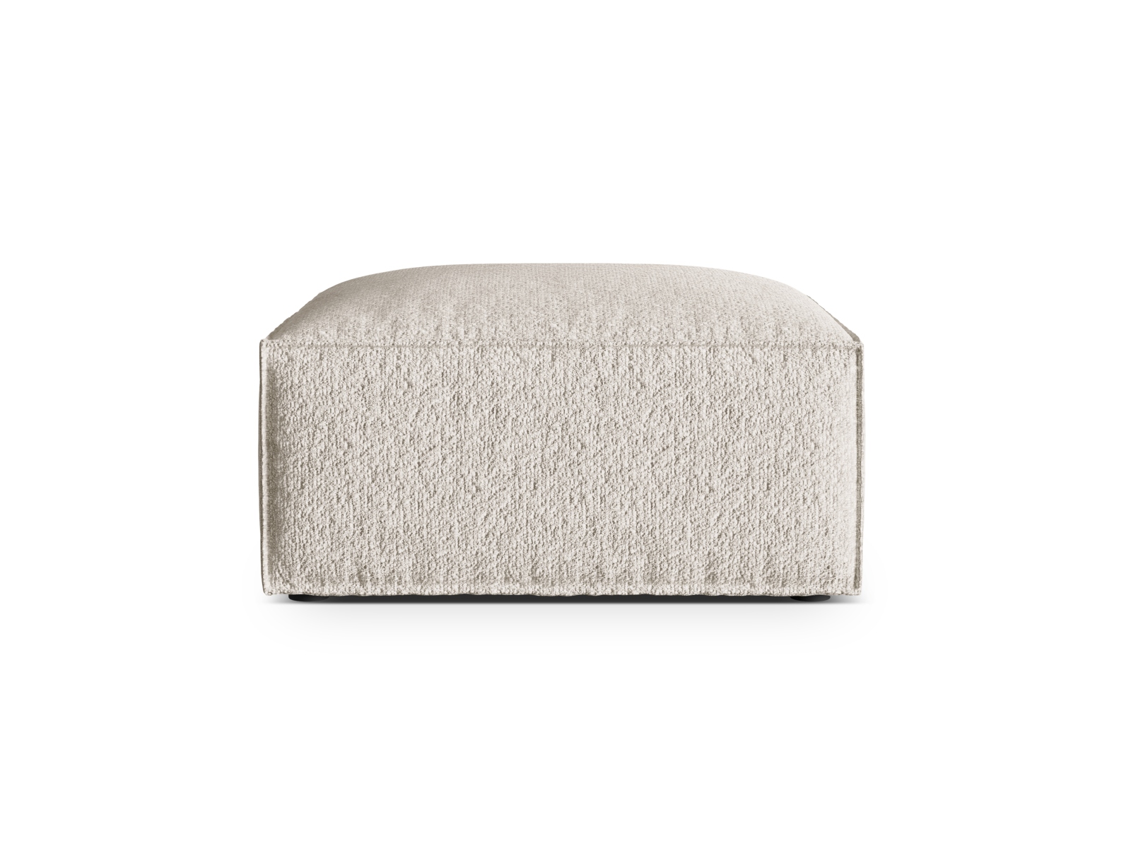 Boucle Pouf, "Nuria", 1 Seat, 85x85x45