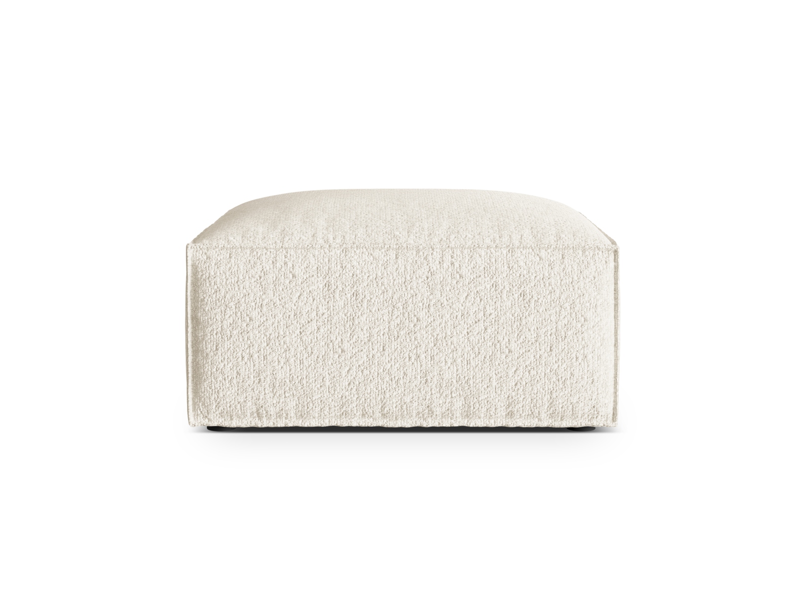 Boucle Pouf, "Nuria", 1 Seat, 85x85x45