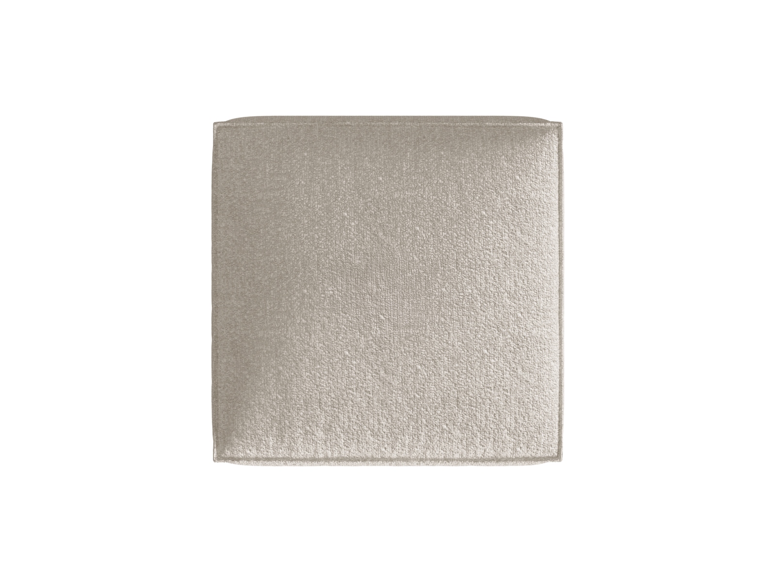 Boucle Pouf, "Nuria", 1 Seat, 85x85x45