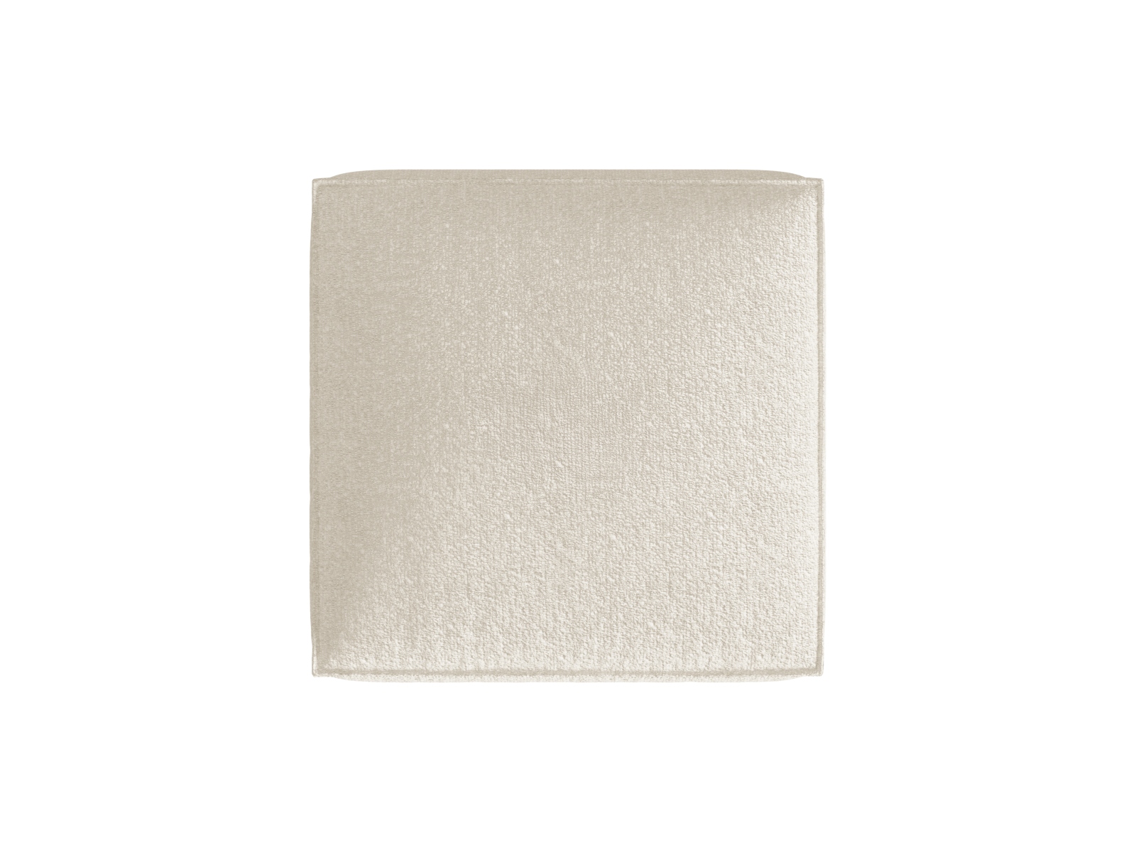Boucle Pouf, "Nuria", 1 Seat, 85x85x45