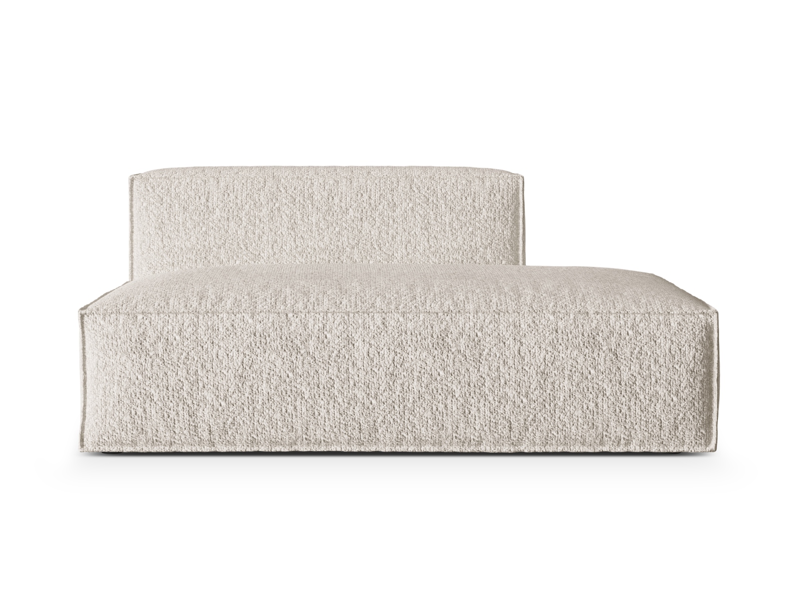 Boucle Right Modular Sofa, "Nuria", 3 Seats, 165x110x72