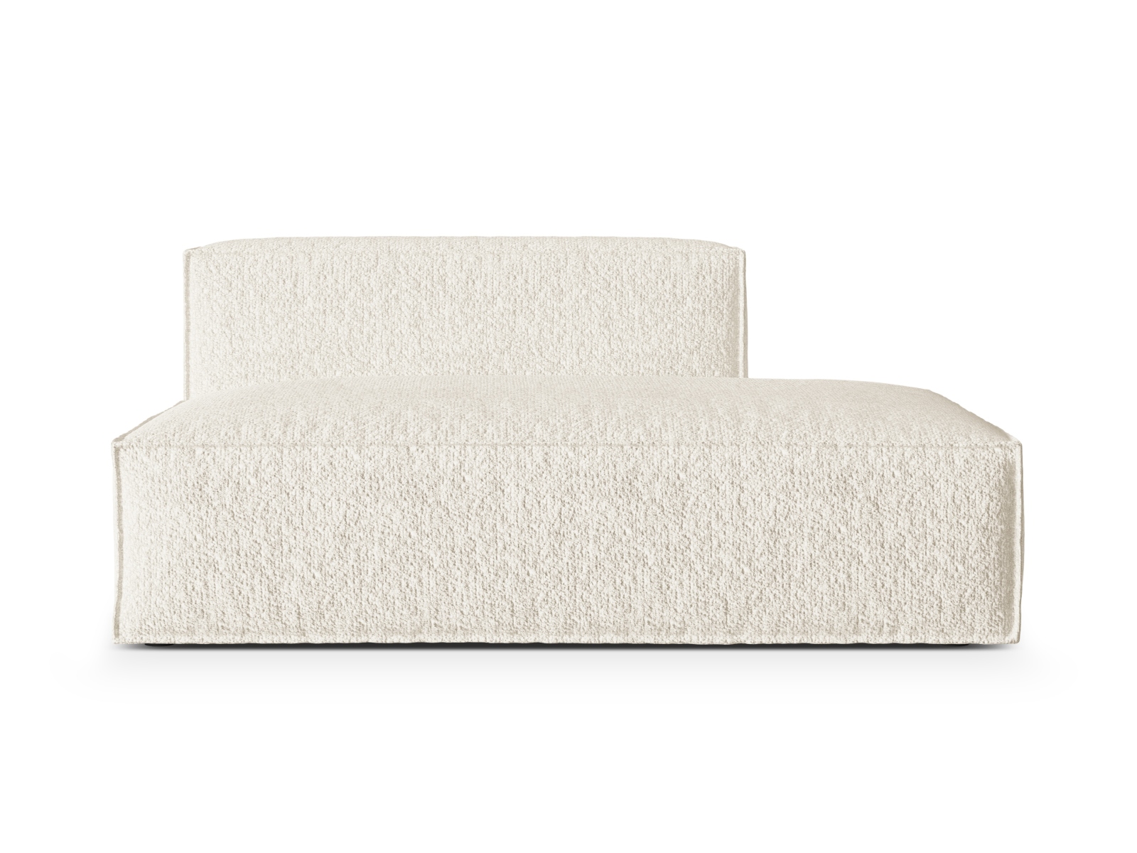 Boucle Right Modular Sofa, "Nuria", 3 Seats, 165x110x72