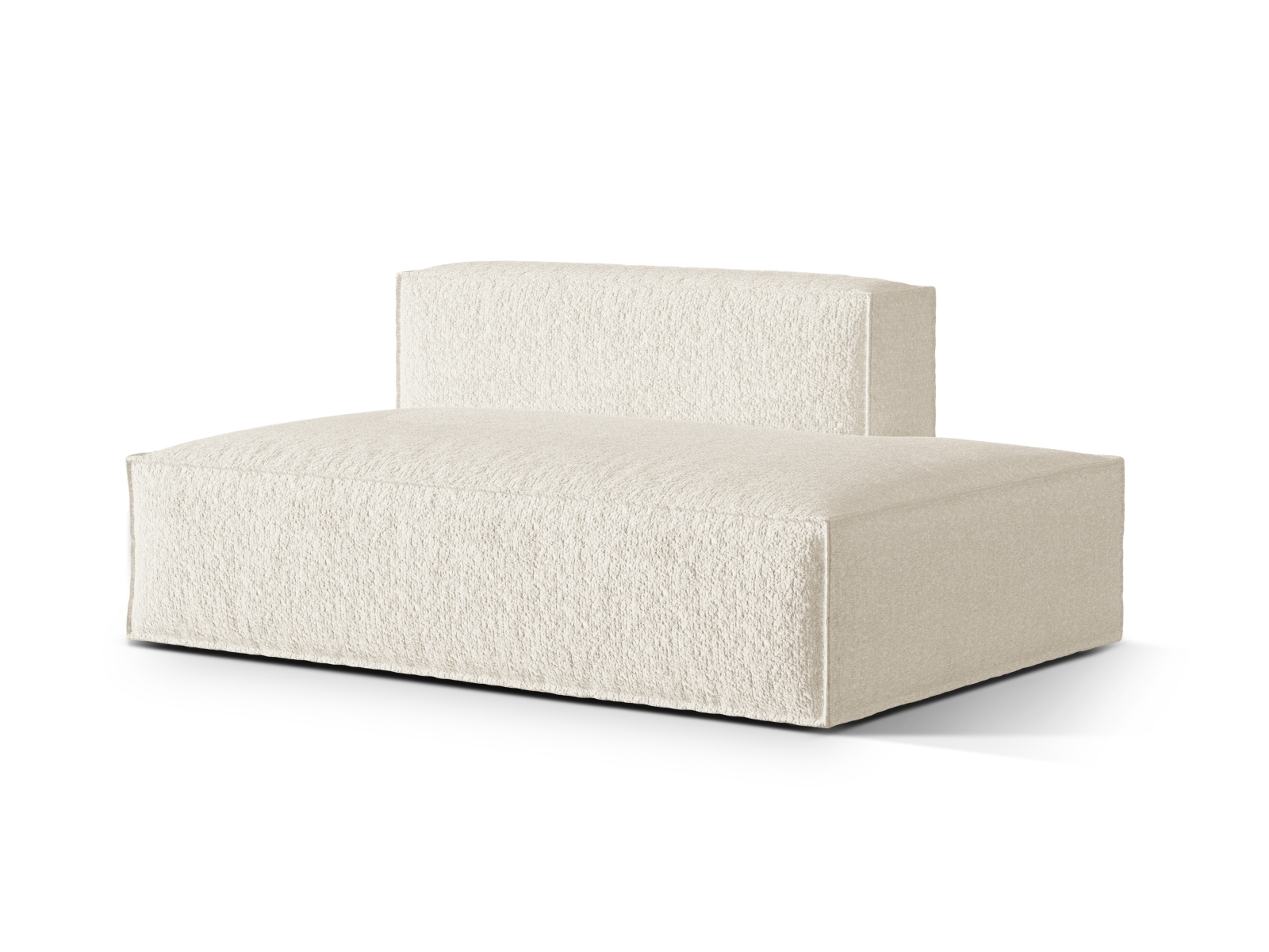 Boucle Right Modular Sofa, "Nuria", 3 Seats, 165x110x72
