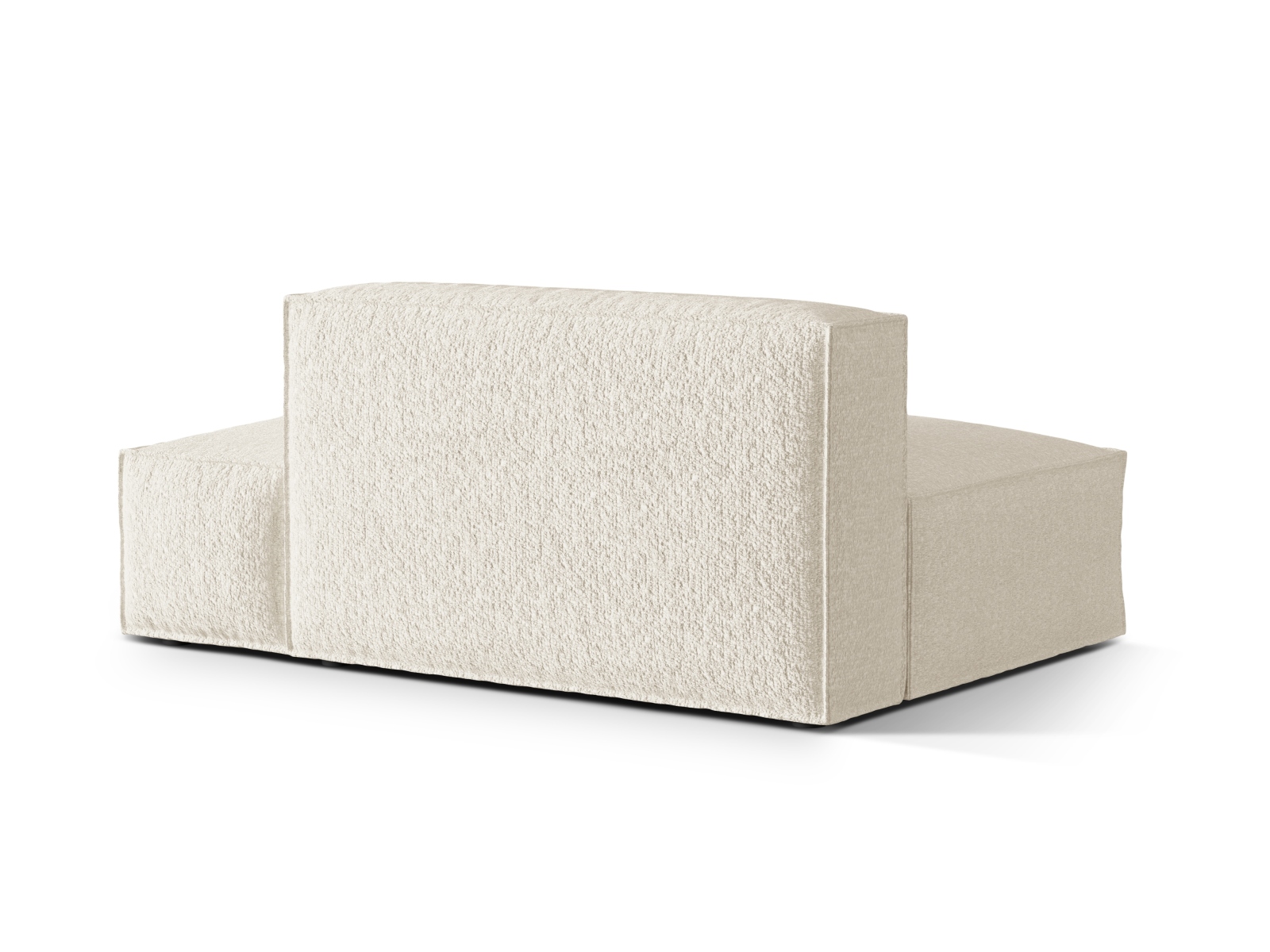 Boucle Right Modular Sofa, "Nuria", 3 Seats, 165x110x72