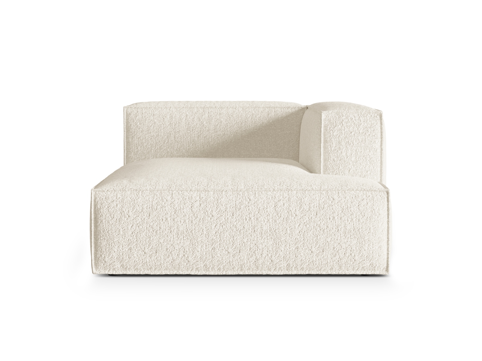 Boucle Chaise Longue Right, "Nuria", 1 Seat, 127x147x72