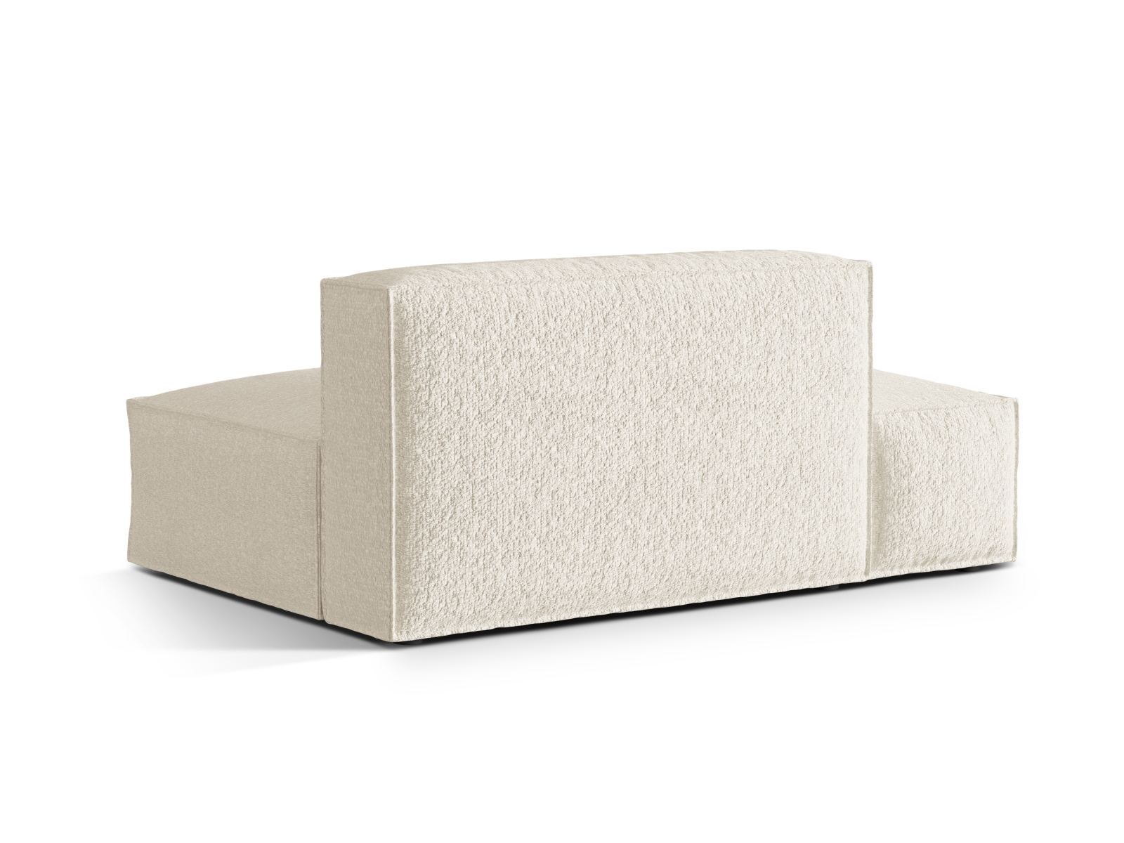 Boucle Left Modular Sofa, "Nuria", 3 Seats, 165x110x72