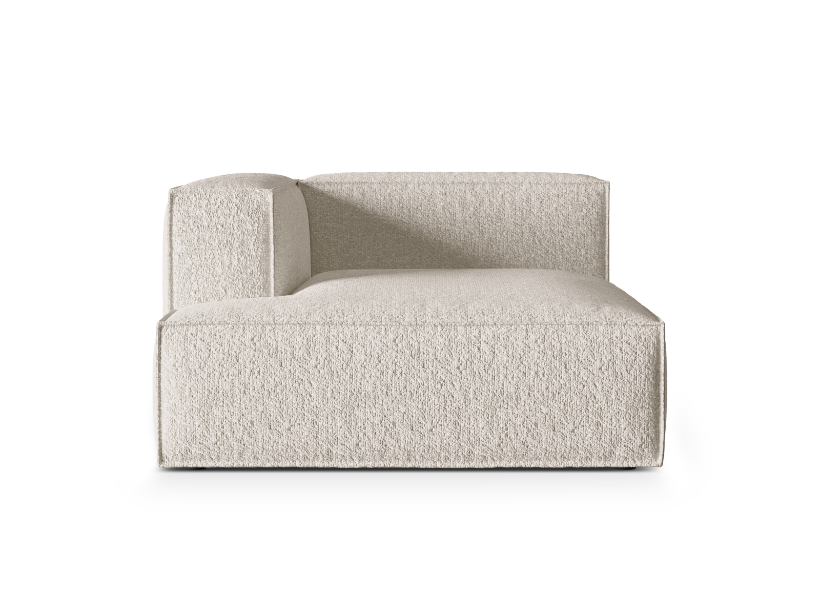 Boucle Chaise Longue Left, "Nuria", 1 Seat, 127x147x72