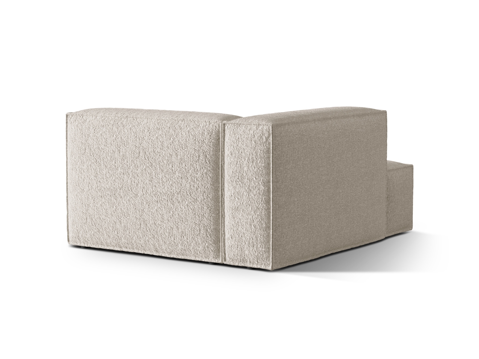 Boucle Chaise Longue Left, "Nuria", 1 Seat, 127x147x72