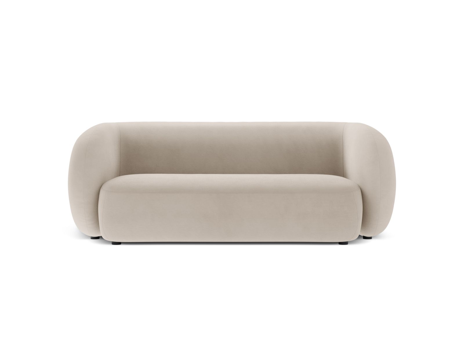 Velvet Modular Sofa, "Kate", 2 Seats, 183x99x76