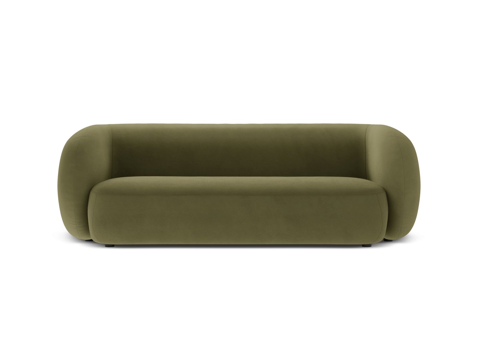 Velvet Modular Sofa, "Kate", 3 Seats, 213x99x76