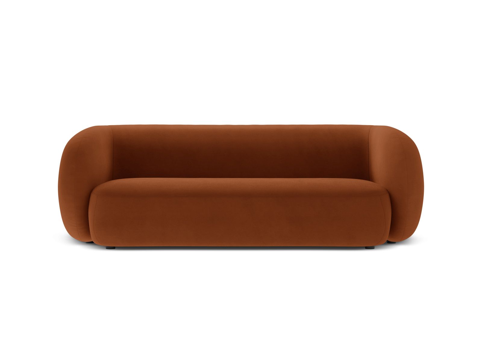 Velvet Modular Sofa, "Kate", 3 Seats, 213x99x76