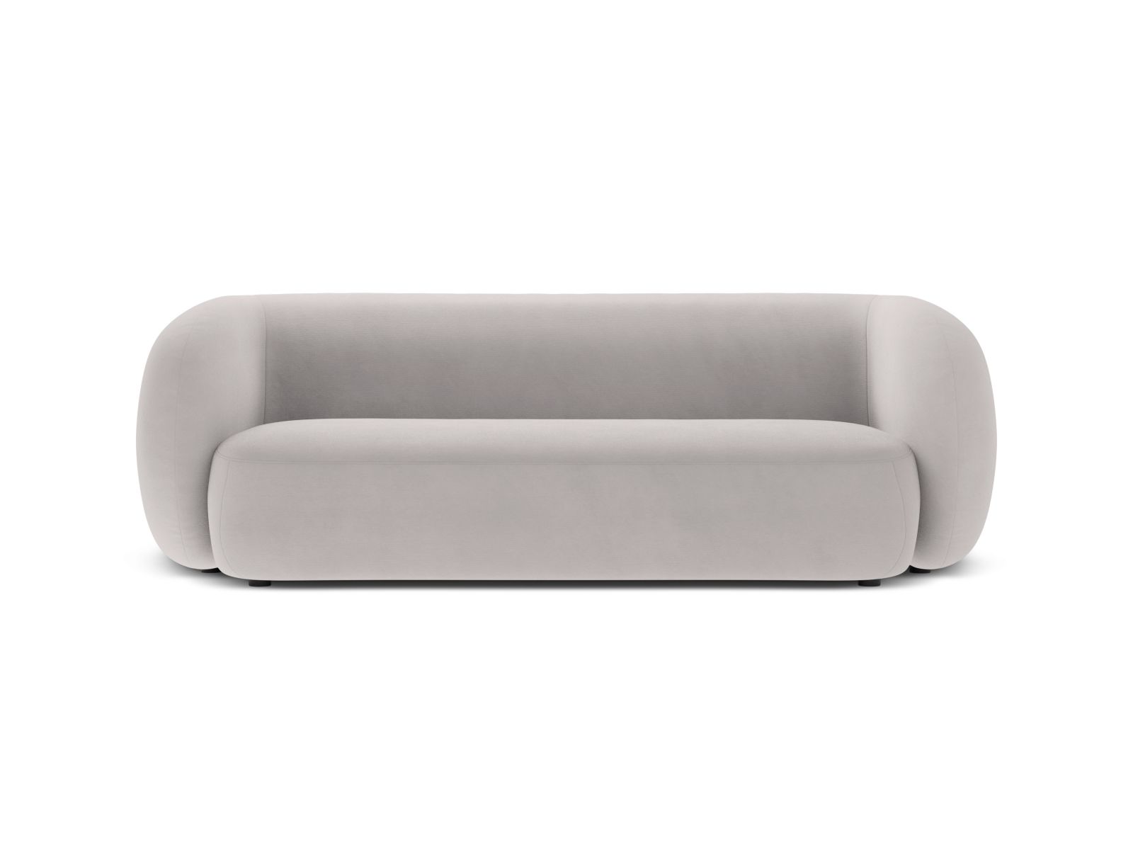 Velvet Modular Sofa, "Kate", 3 Seats, 213x99x76