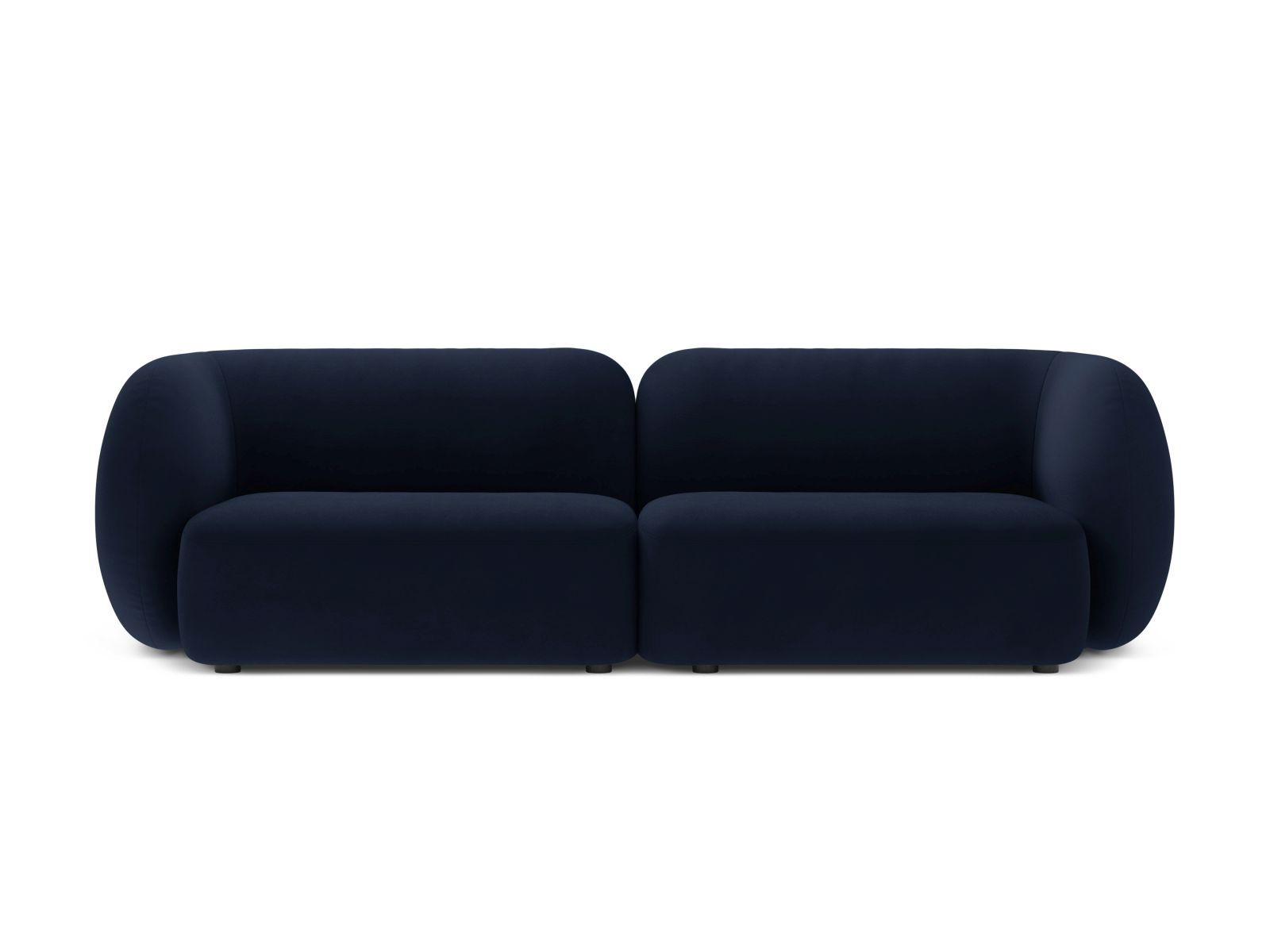 Velvet Modular Sofa, "Kate", 4 Seats, 243x99x76