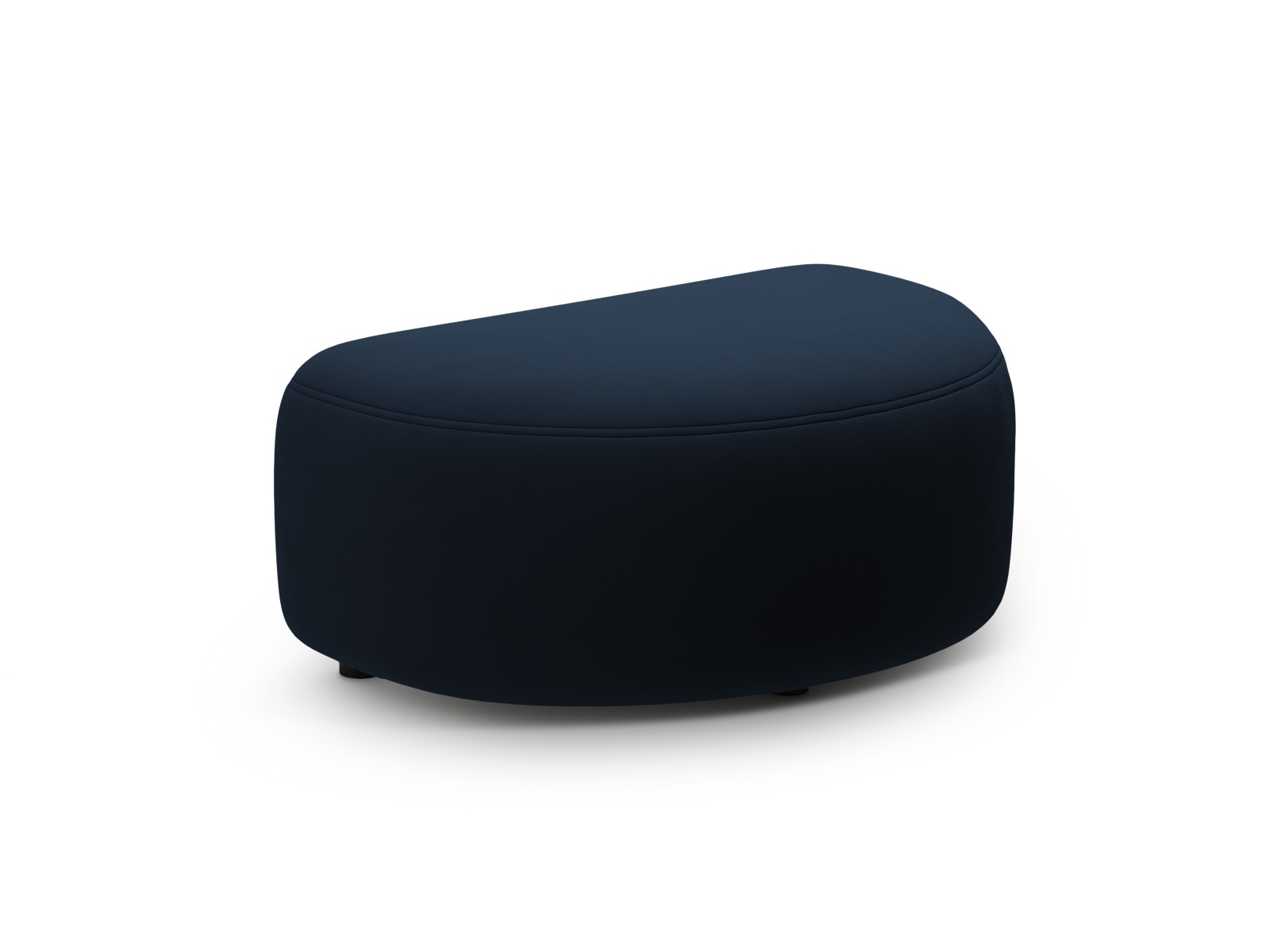 Velvet Pouf, "Kate", 1 Seat, 99x60x43