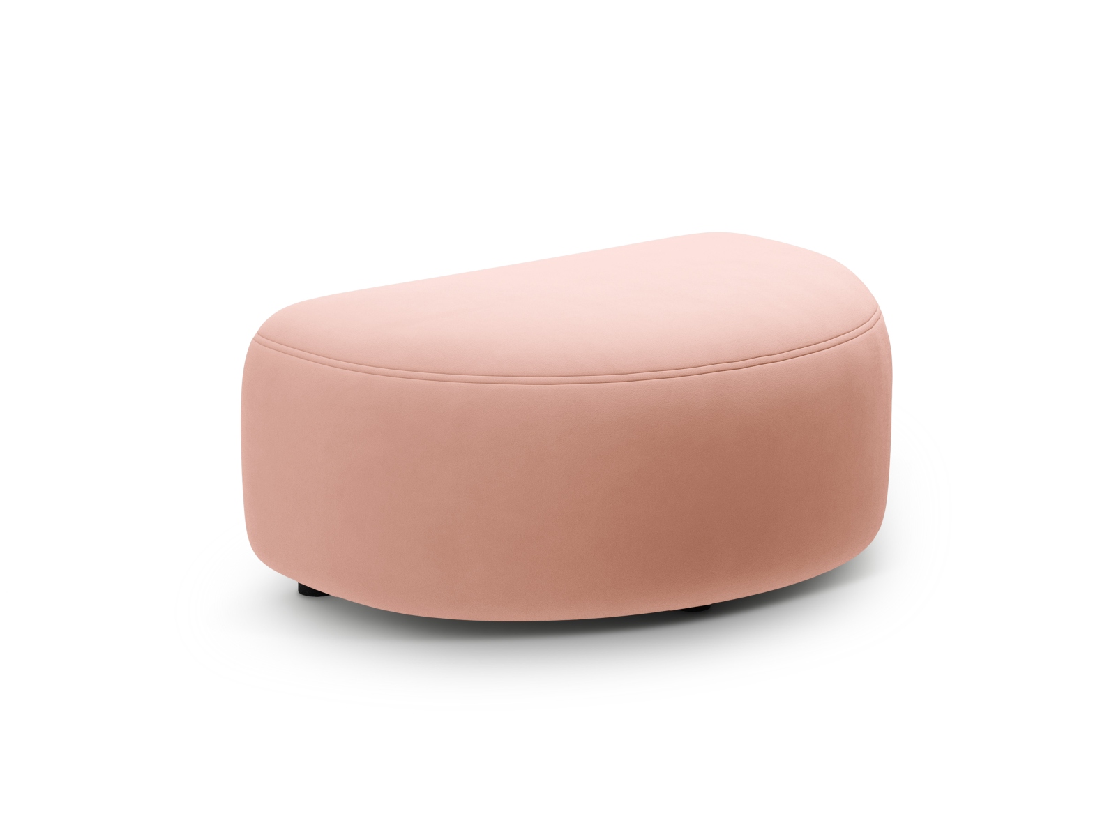 Velvet Pouf, "Kate", 1 Seat, 99x60x43