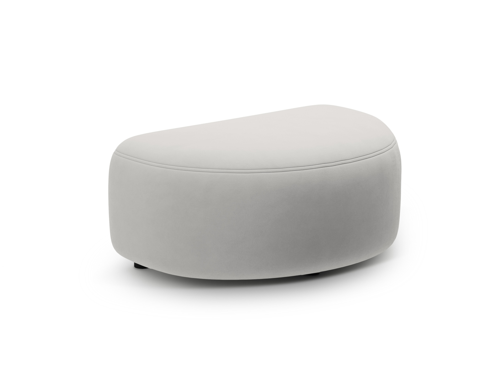 Velvet Pouf, "Kate", 1 Seat, 99x60x43