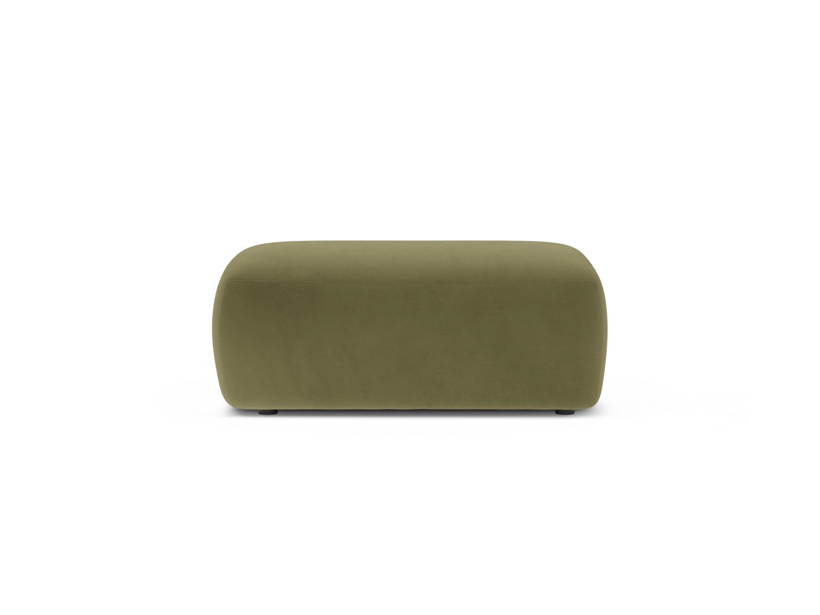 Velvet Pouf, "Kate", 1 Seat, 99x60x43