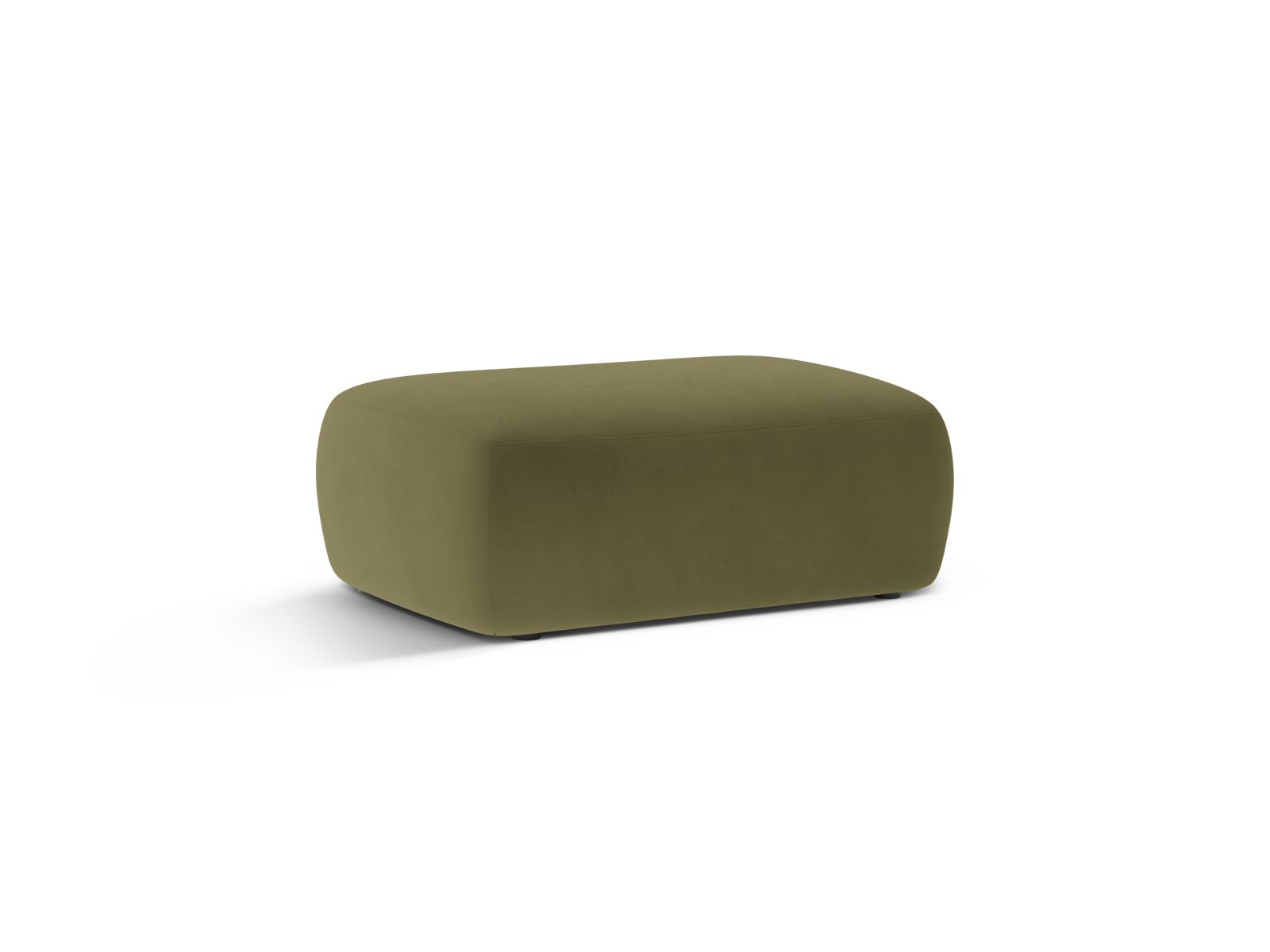 Velvet Pouf, "Kate", 1 Seat, 99x60x43