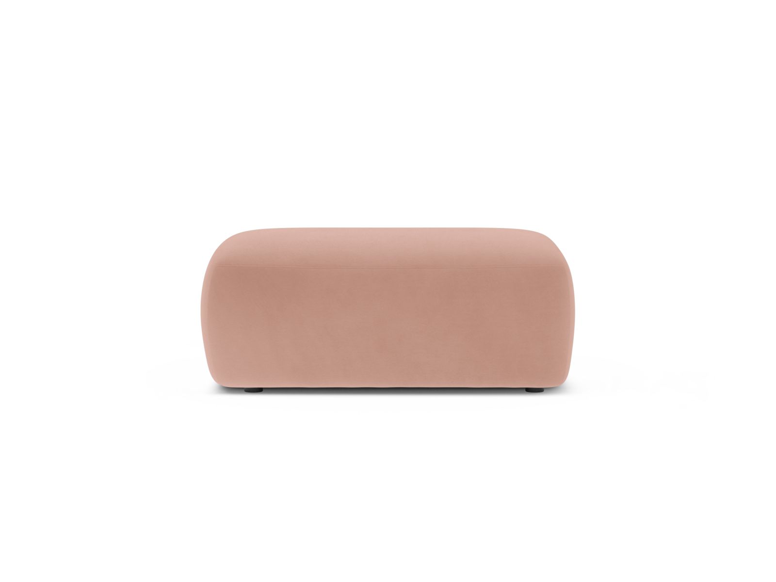 Velvet Pouf, "Kate", 1 Seat, 99x60x43