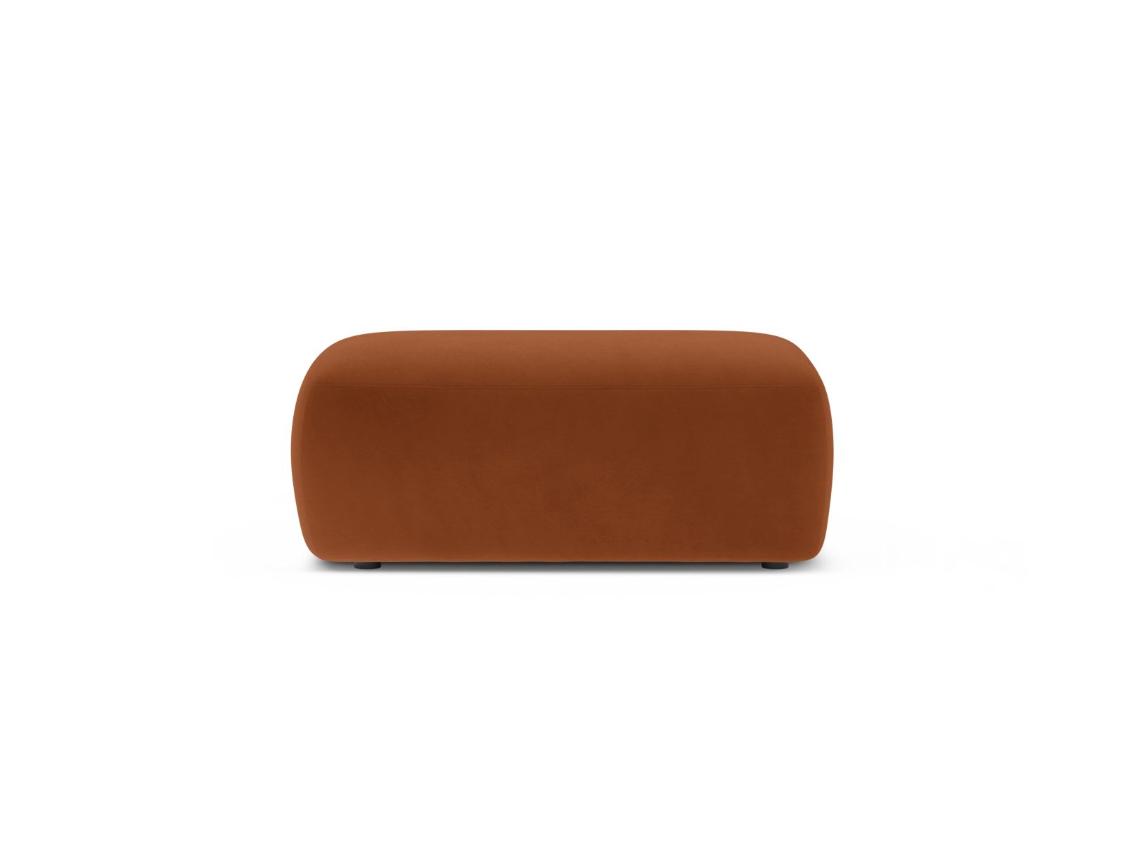 Velvet Pouf, "Kate", 1 Seat, 99x60x43