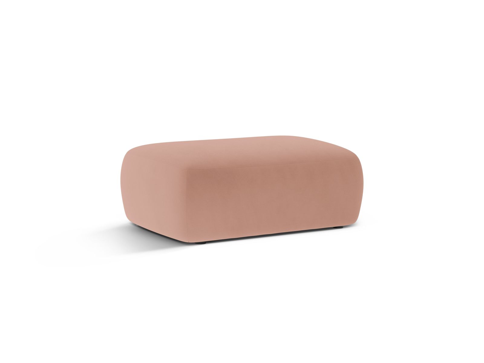 Velvet Pouf, "Kate", 1 Seat, 99x60x43