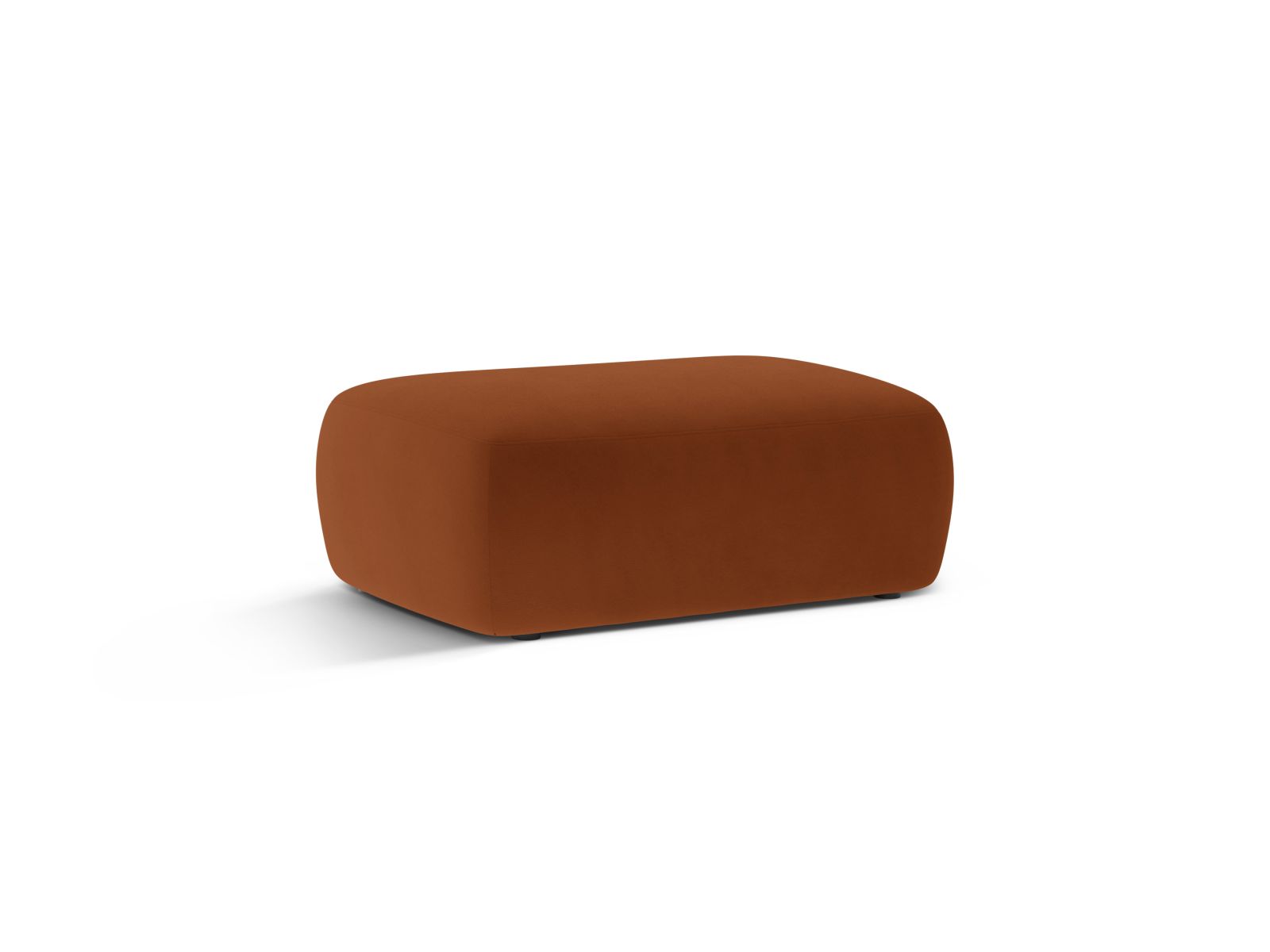 Velvet Pouf, "Kate", 1 Seat, 99x60x43