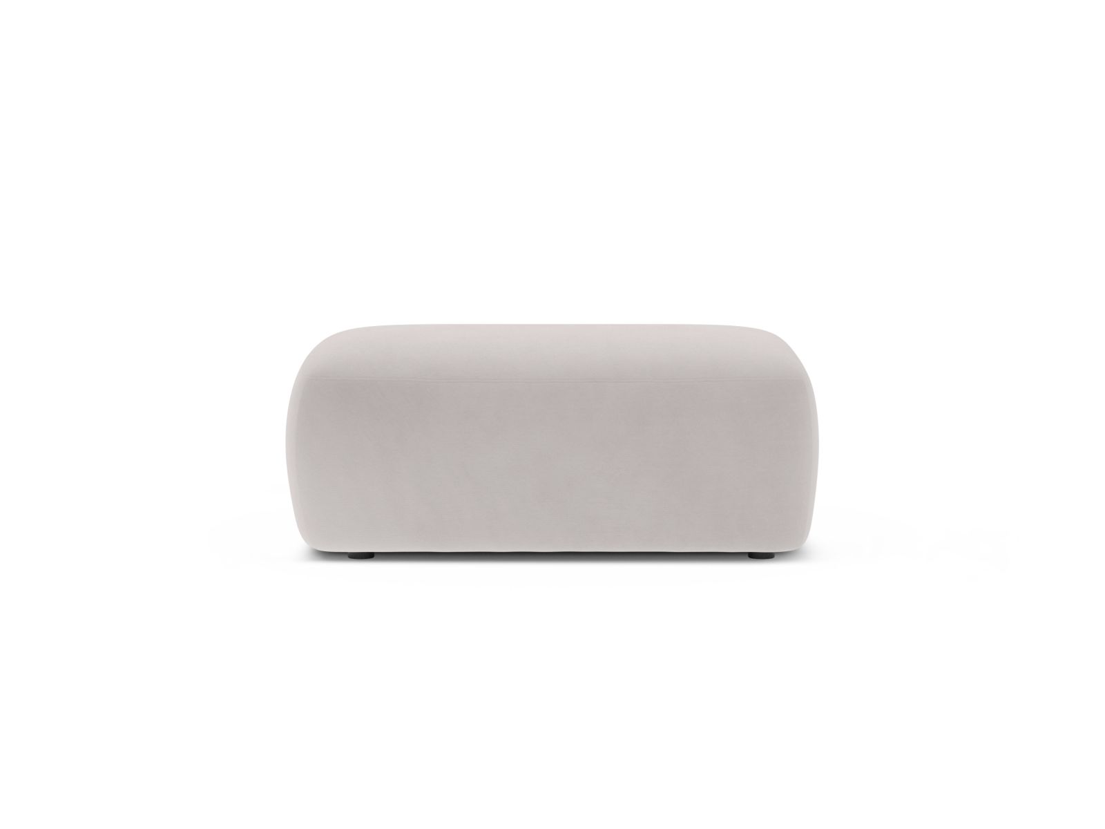 Velvet Pouf, "Kate", 1 Seat, 99x60x43