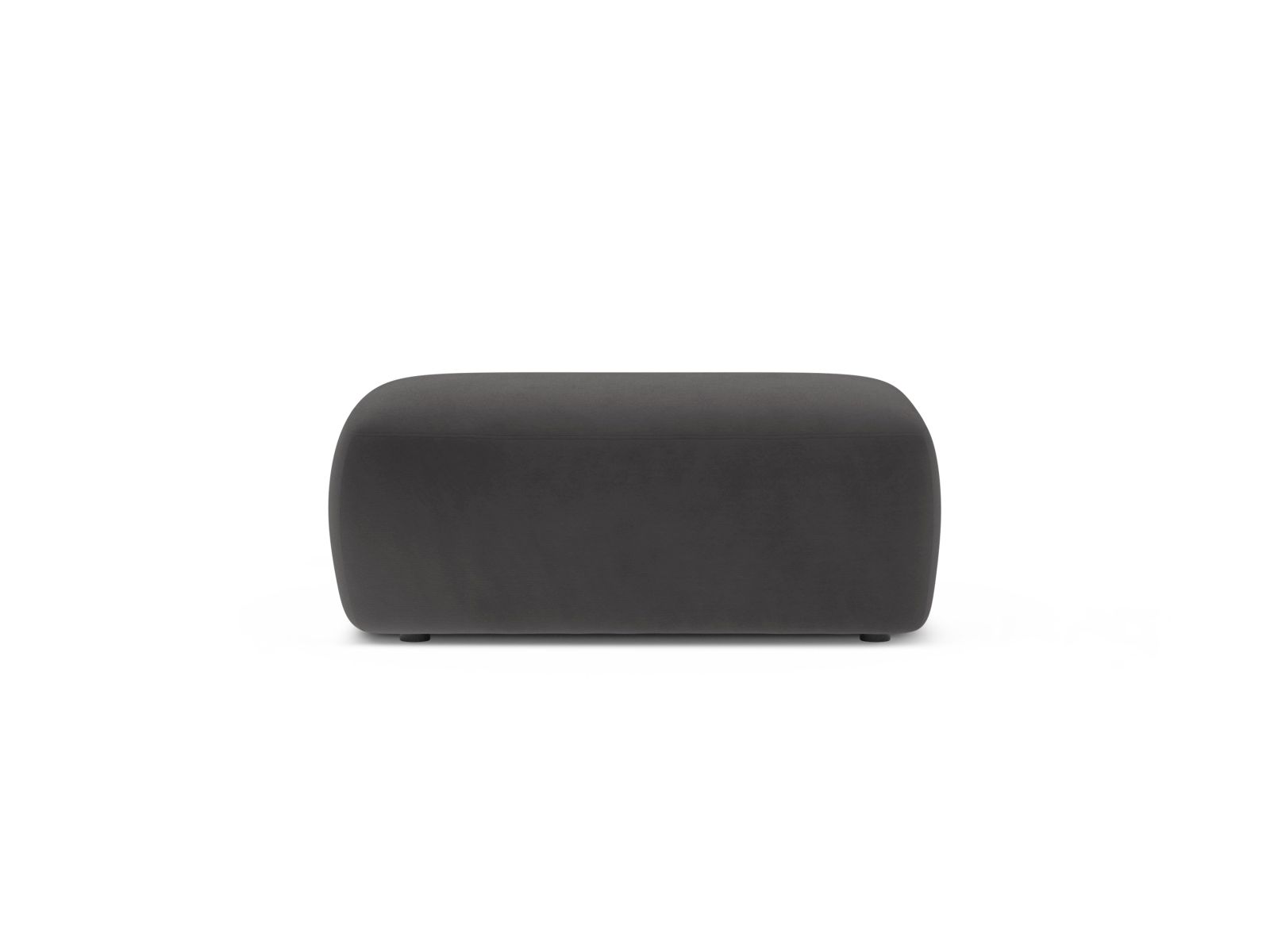 Velvet Pouf, "Kate", 1 Seat, 99x60x43