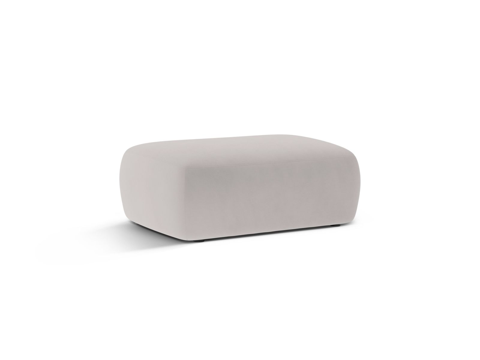 Velvet Pouf, "Kate", 1 Seat, 99x60x43