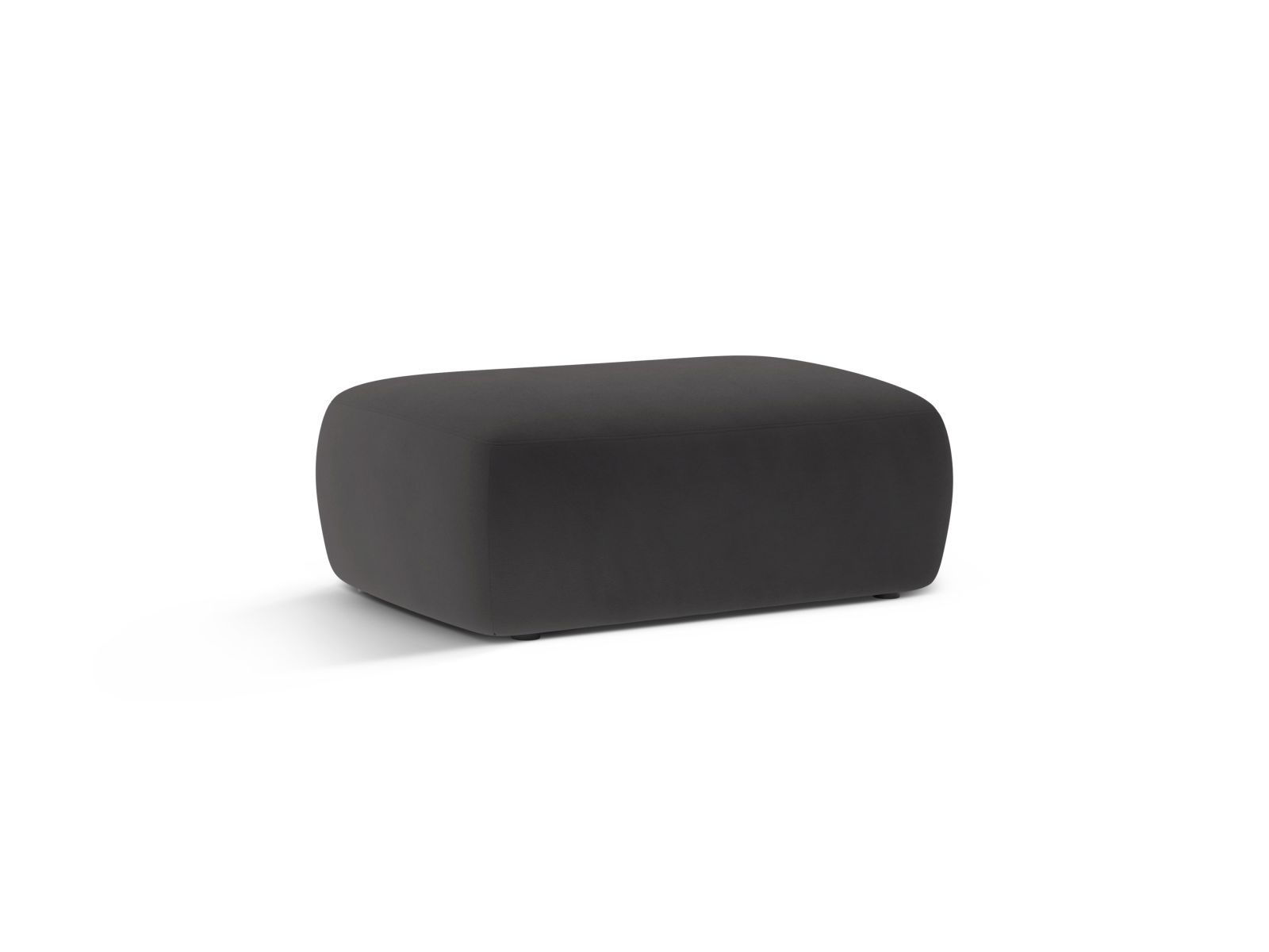 Velvet Pouf, "Kate", 1 Seat, 99x60x43