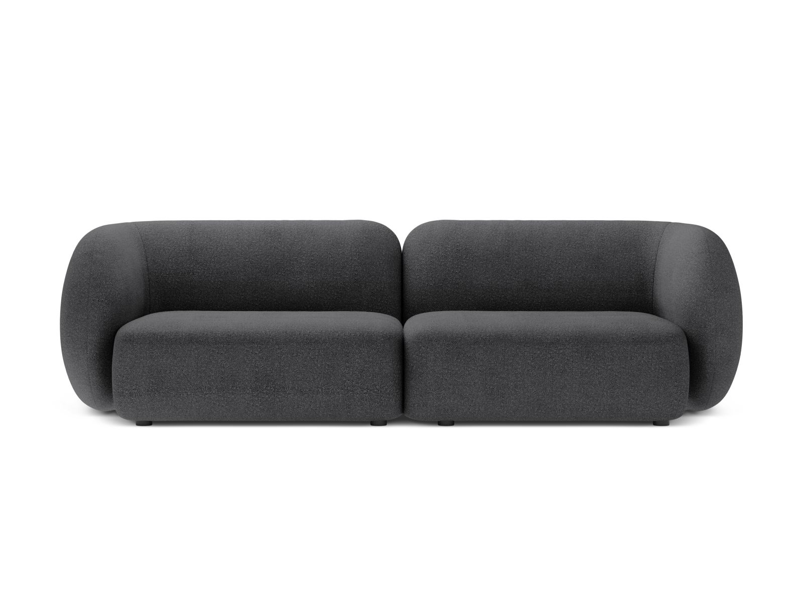 Boucle Modular Sofa, "Kate", 4 Seats, 243x99x76
