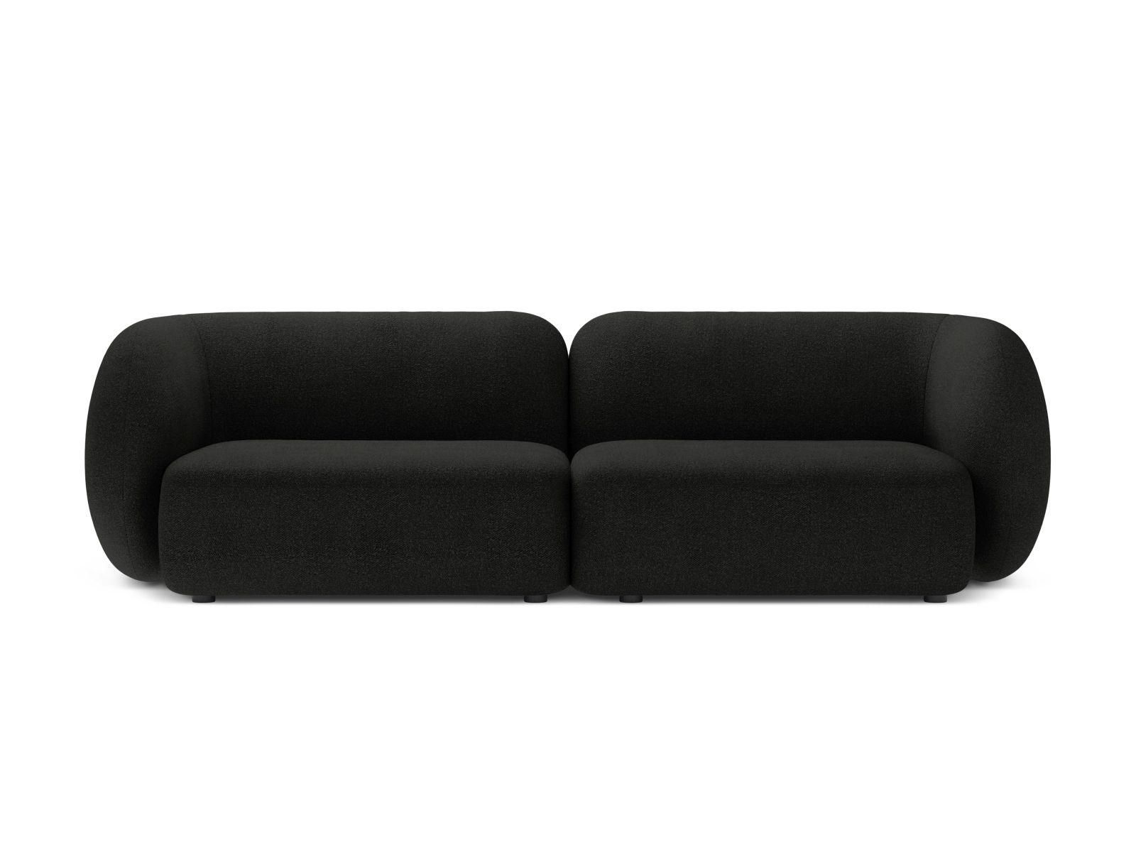 Boucle Modular Sofa, "Kate", 4 Seats, 243x99x76