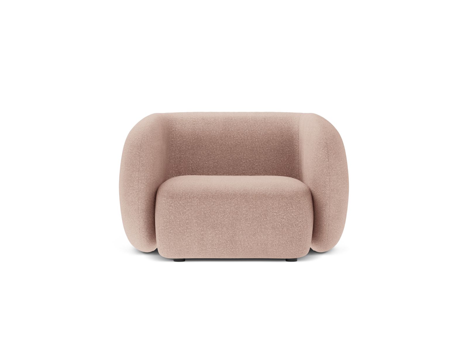 Boucle Armchair, "Kate", 1 Seat, 108x89x76