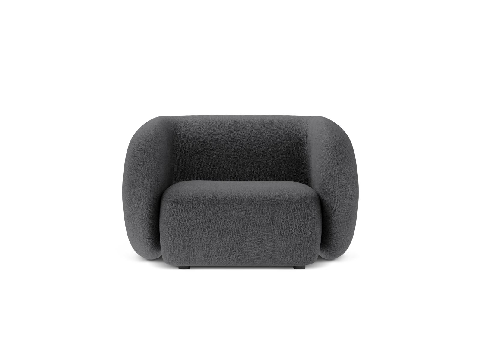 Boucle Armchair, "Kate", 1 Seat, 108x89x76