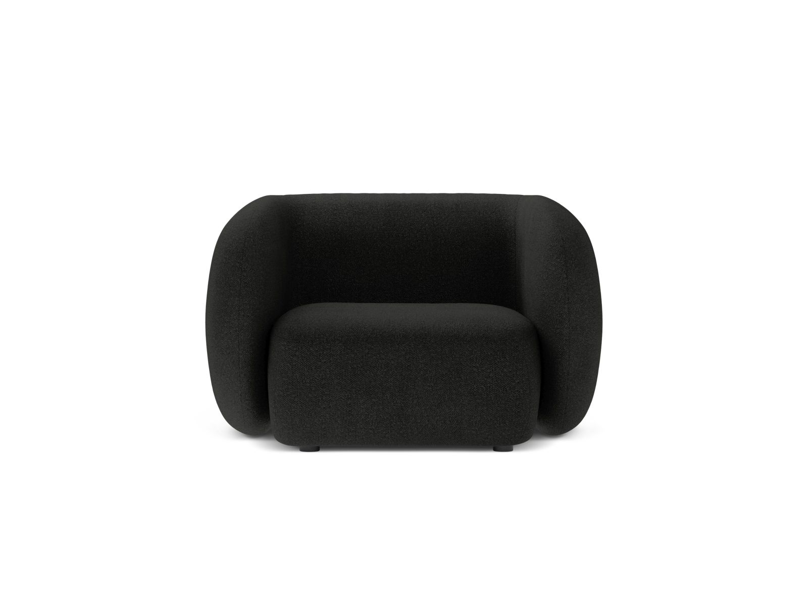 Boucle Armchair, "Kate", 1 Seat, 108x89x76