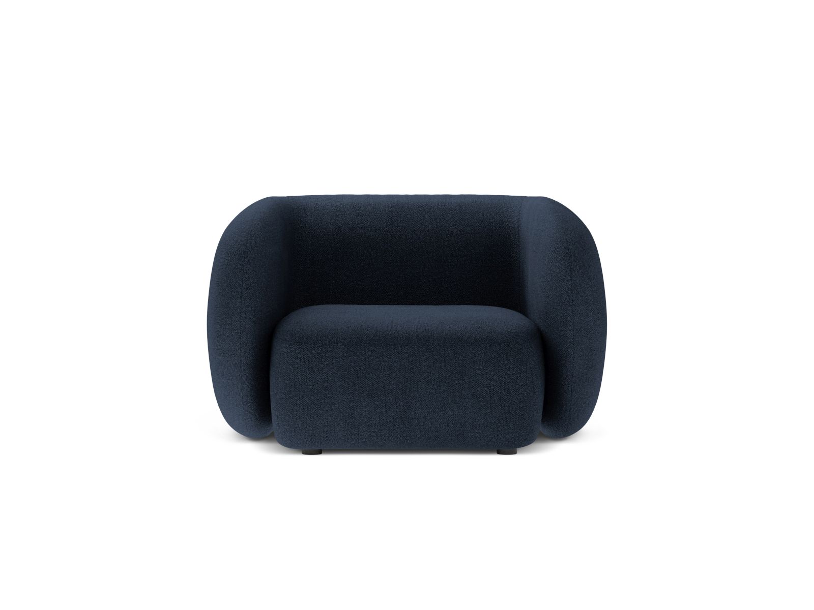 Boucle Armchair, "Kate", 1 Seat, 108x89x76