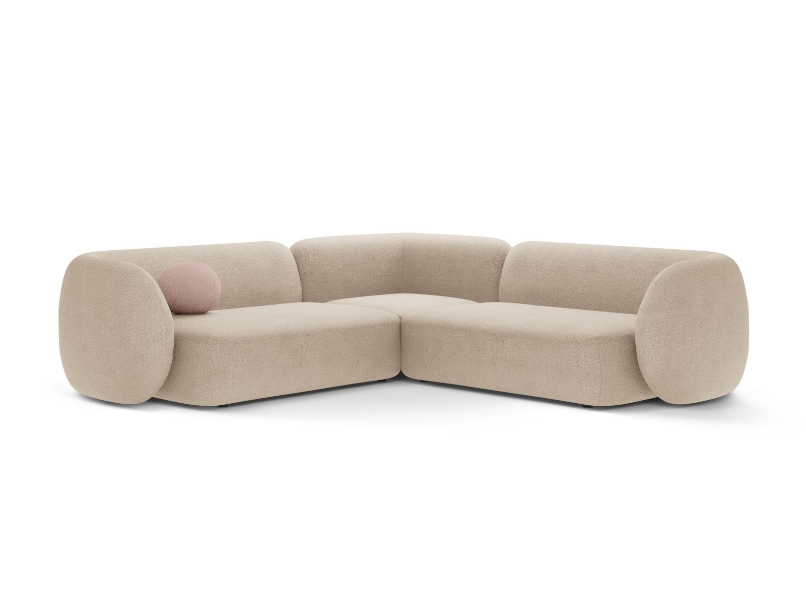 Modular Symmetrical Corner Sofa, "Kate", 5 Seats, 252x252x76
